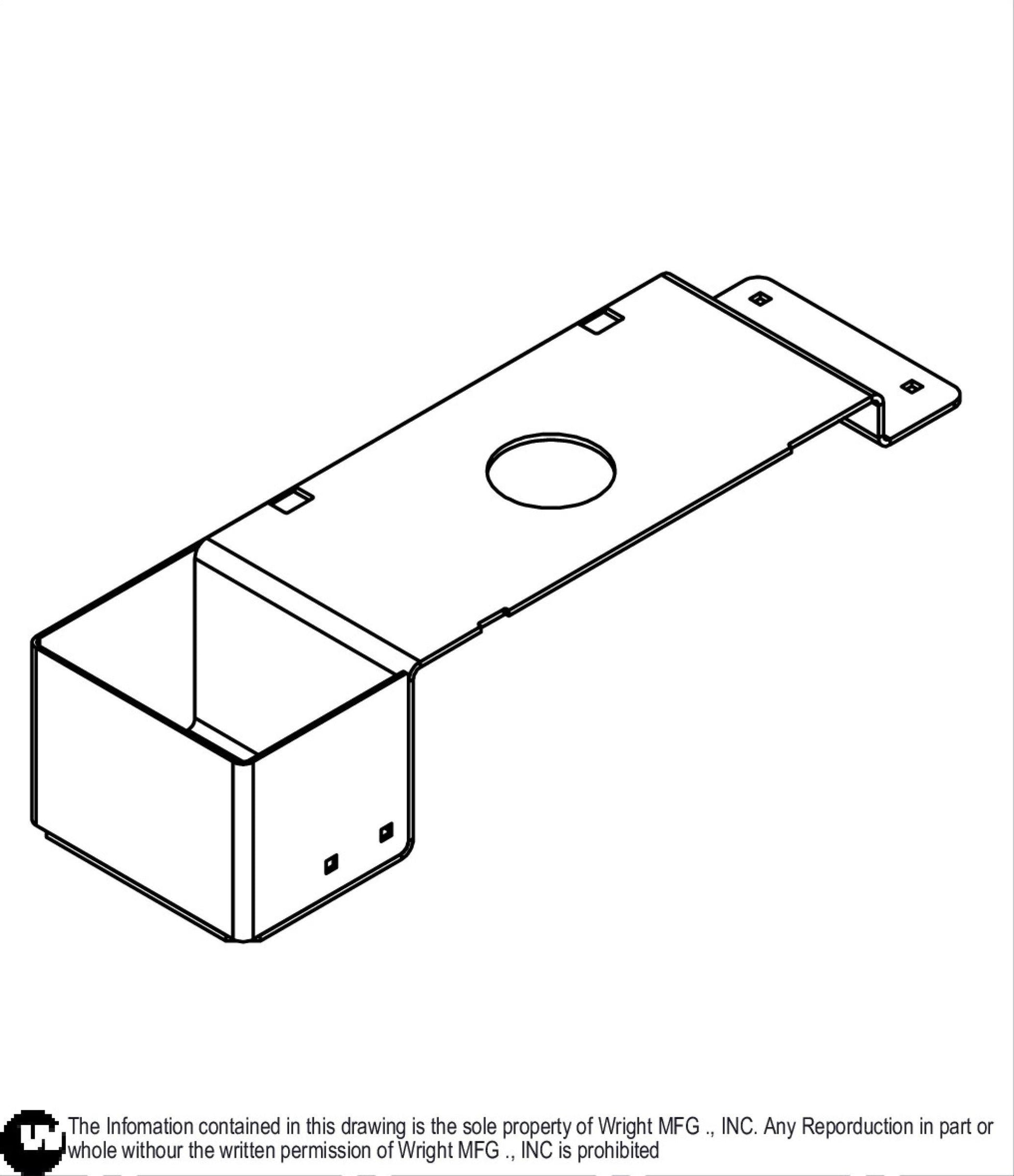 Right WSEIII Tank Retrofit Kit Weldment 93410360.