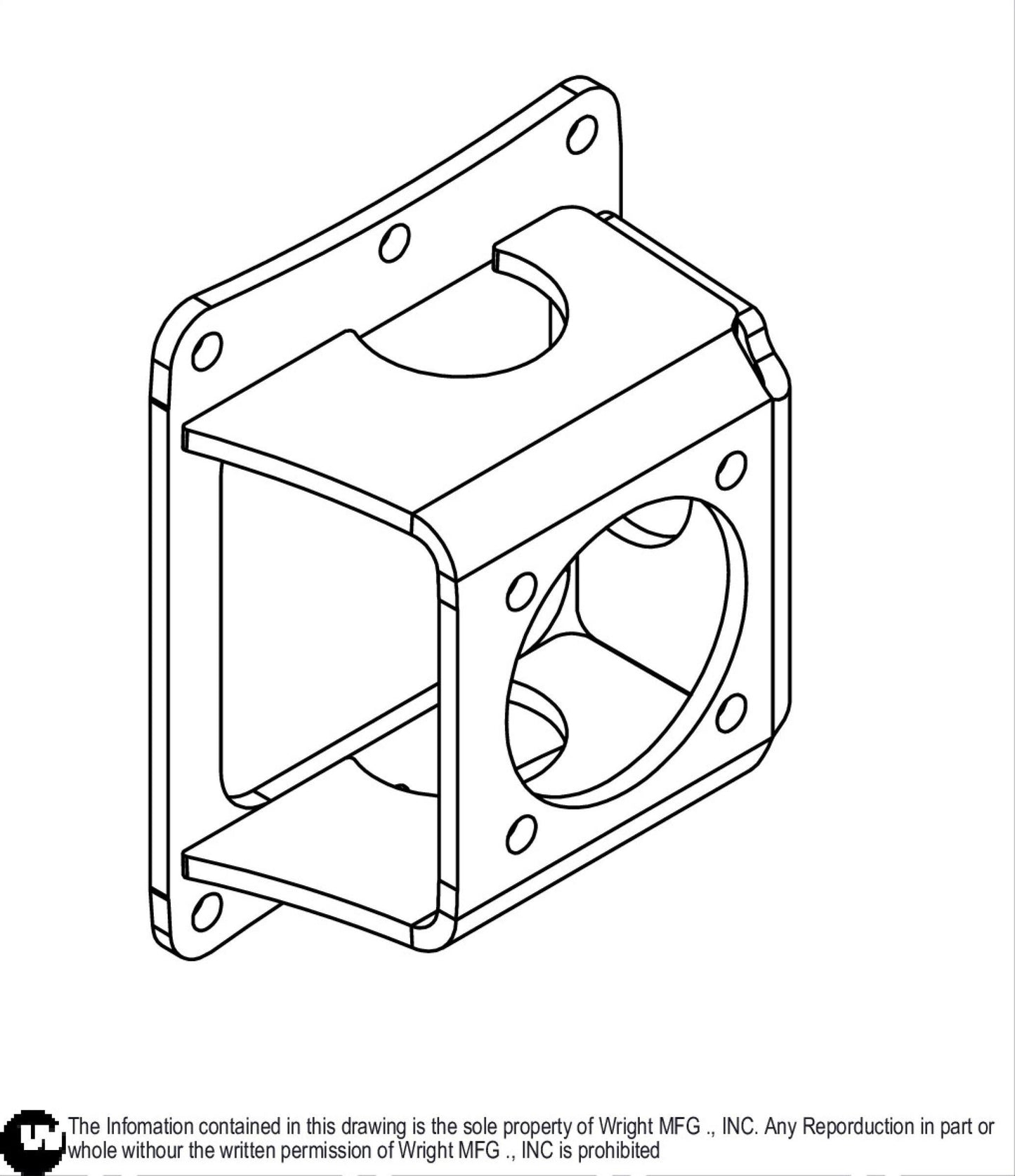 WSTN Motor Support Weldment 93410371.