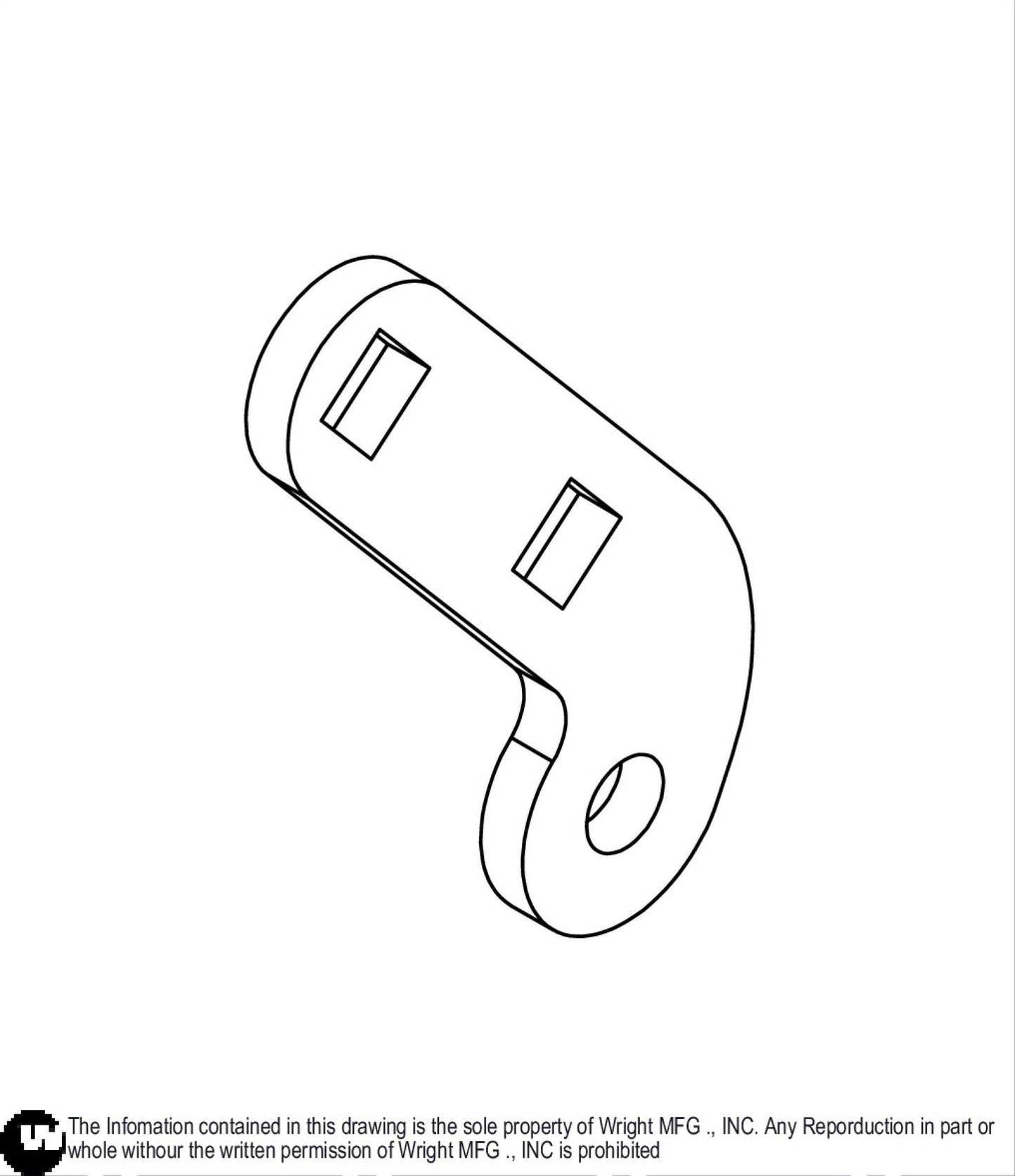 WSZK Brake Lower Hook Hinge 93410395.