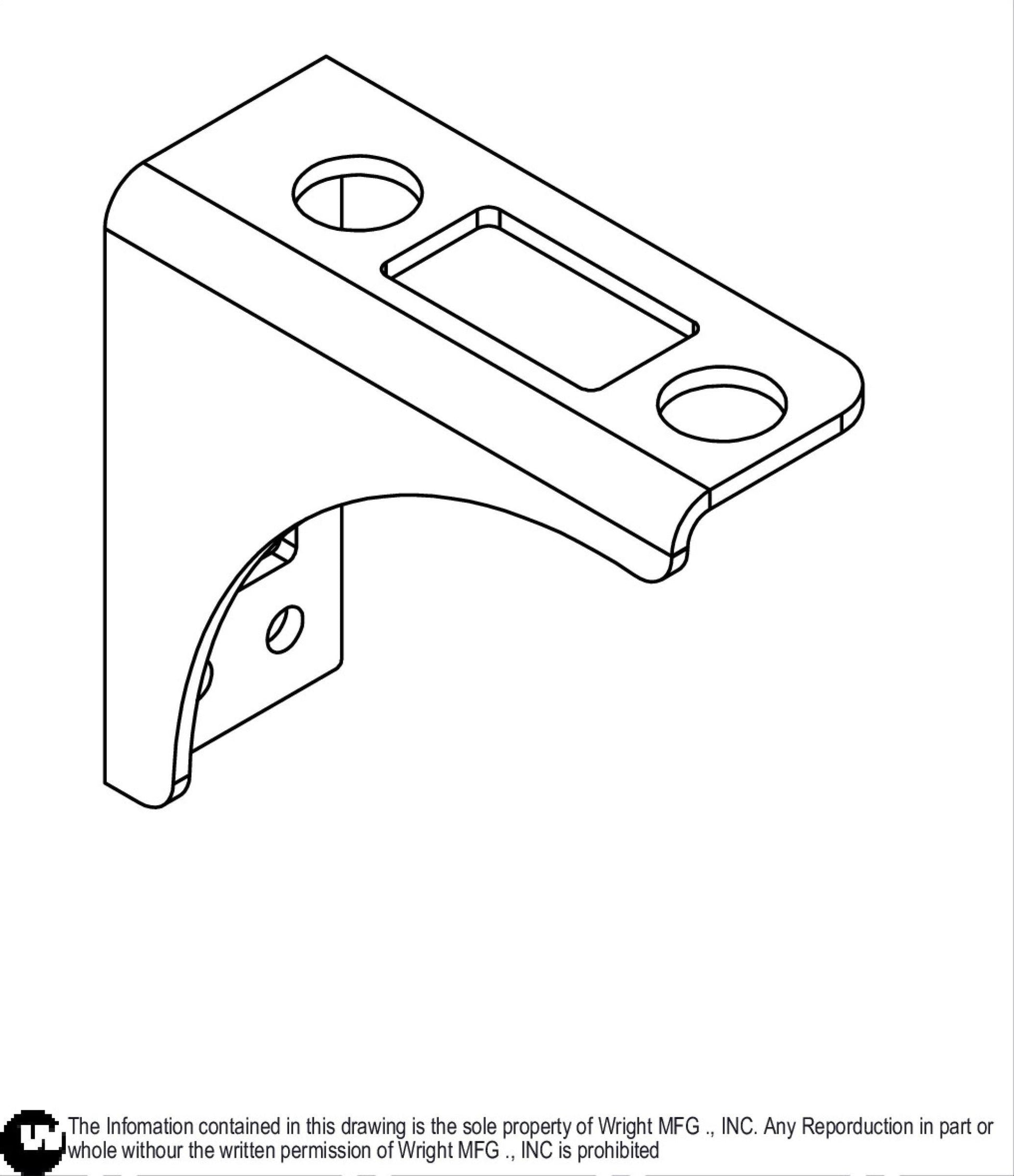 Rear Right WSZK Fuel Tank Support 93410405.