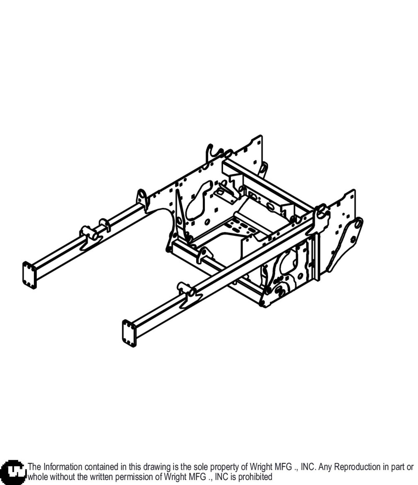 WSZK Tractor Body Weldment 93410406.