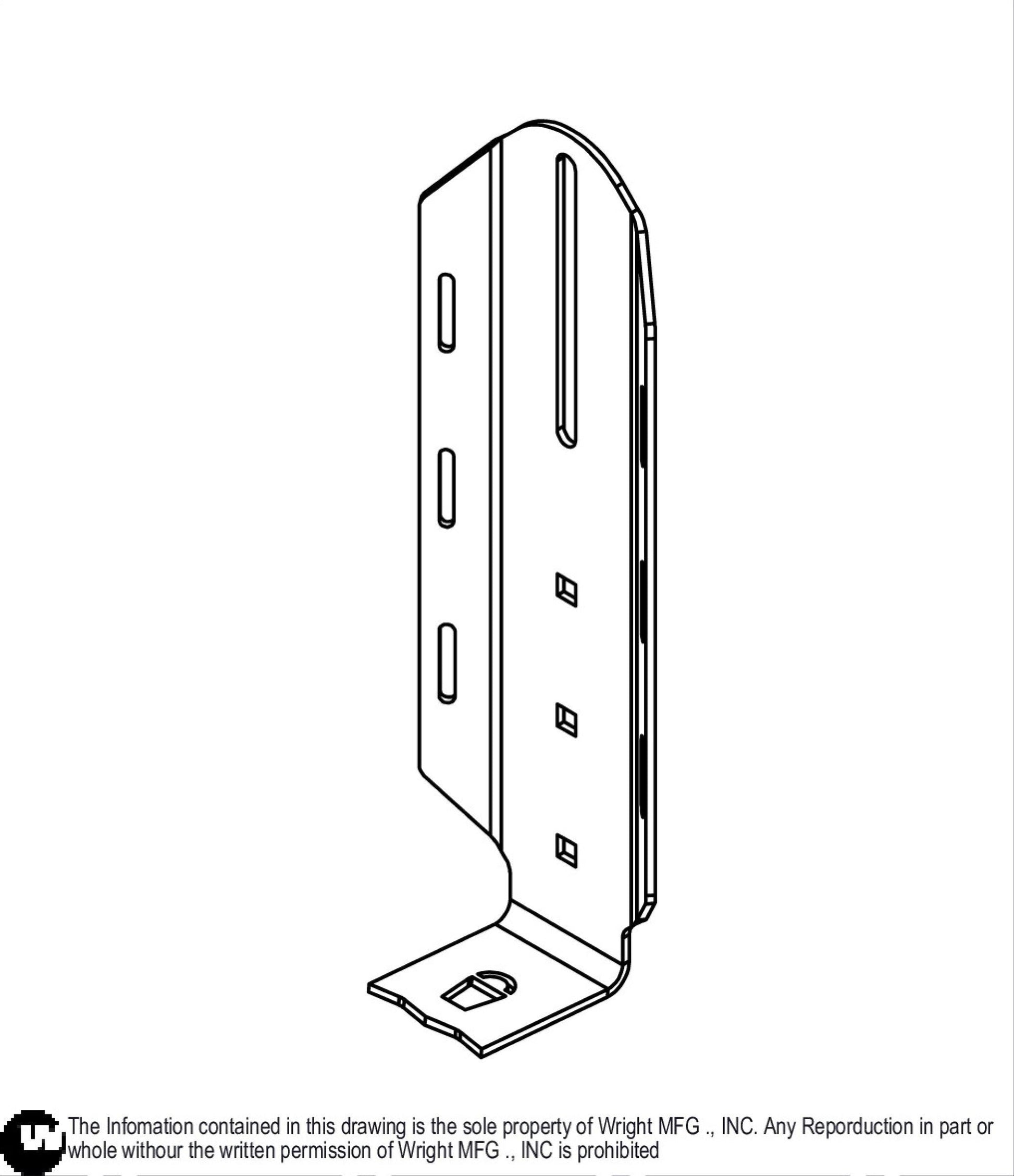 Bucket Support Back Bone 93410410.
