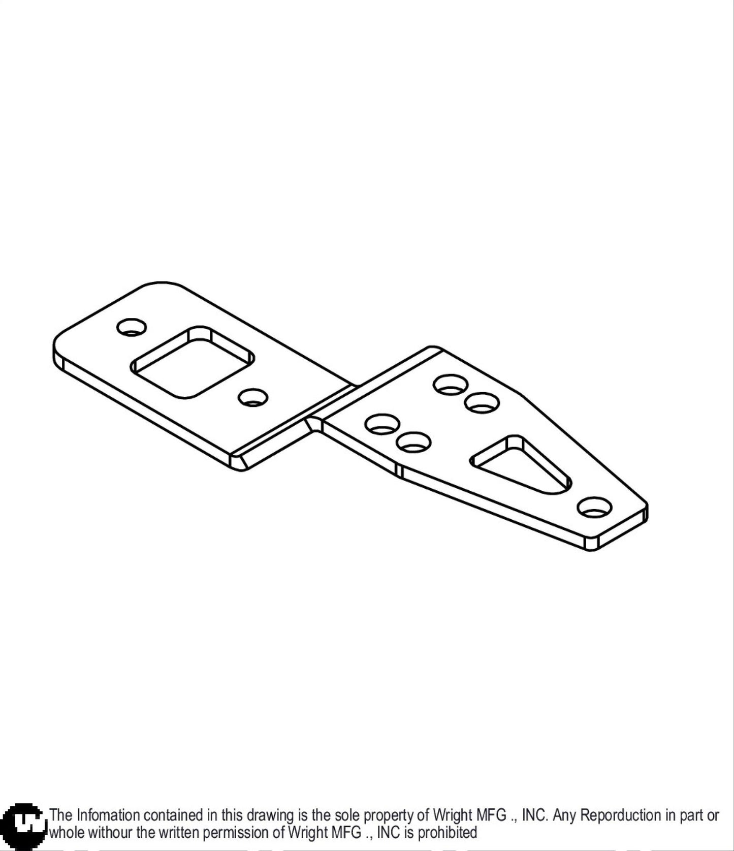 Front Bucket Mount Clamp 93410411.