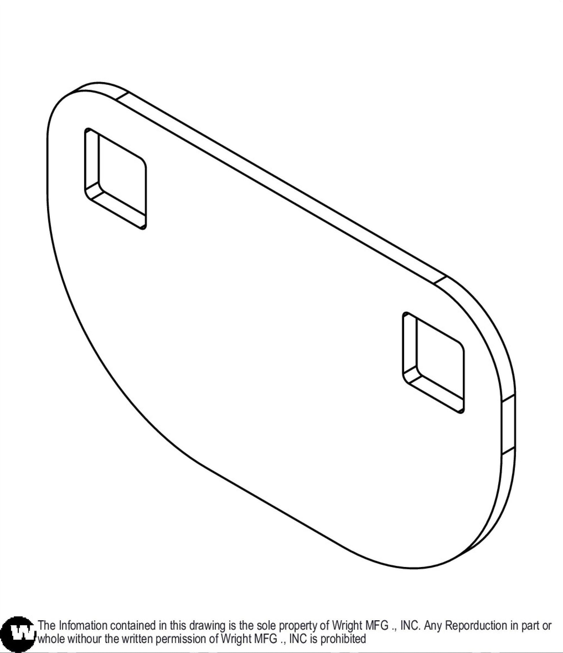 WSZK Deck Lift Handle Spacer 93410415.