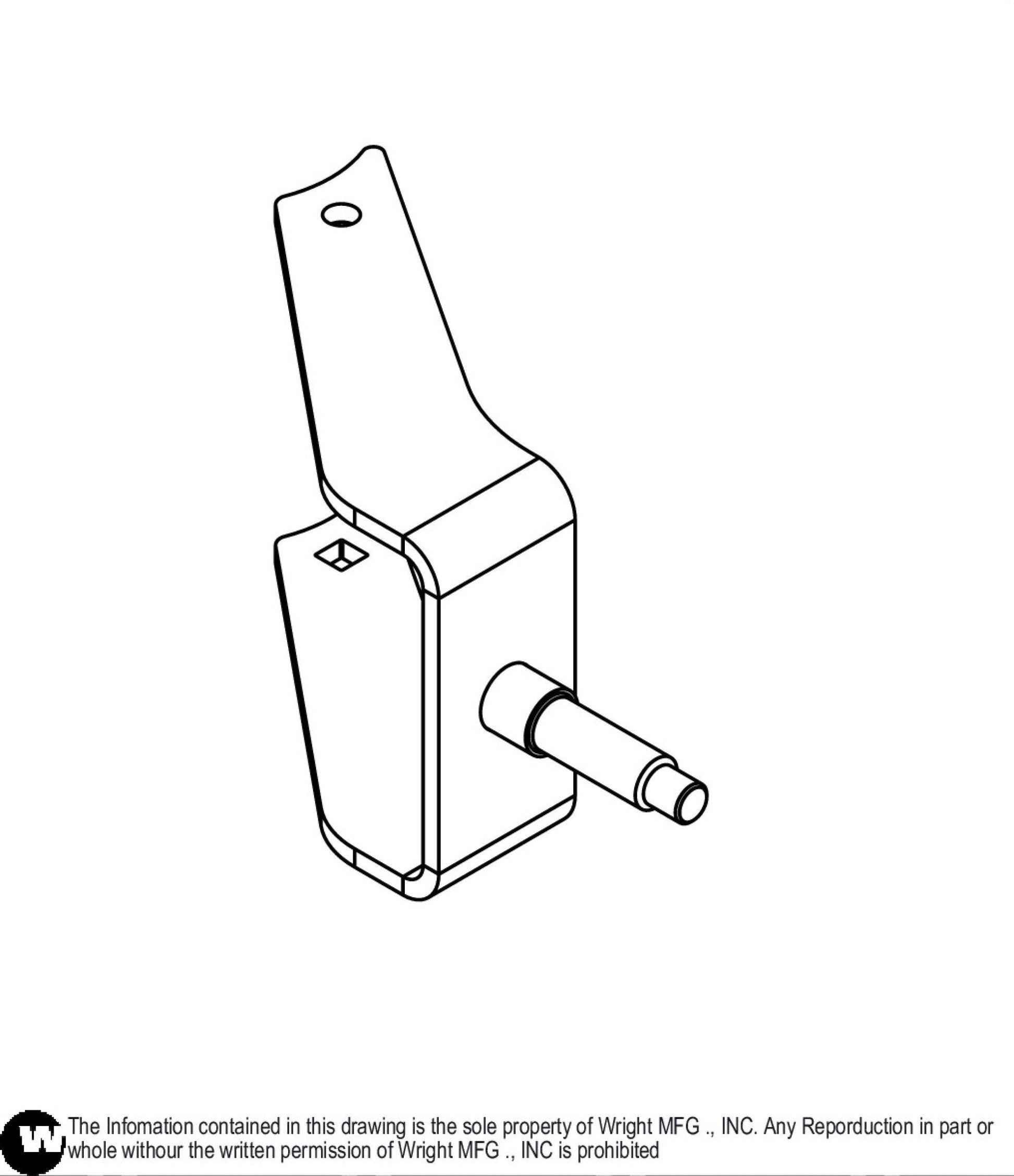 WSZK 6.63 Width Caster Yoke 93410422.