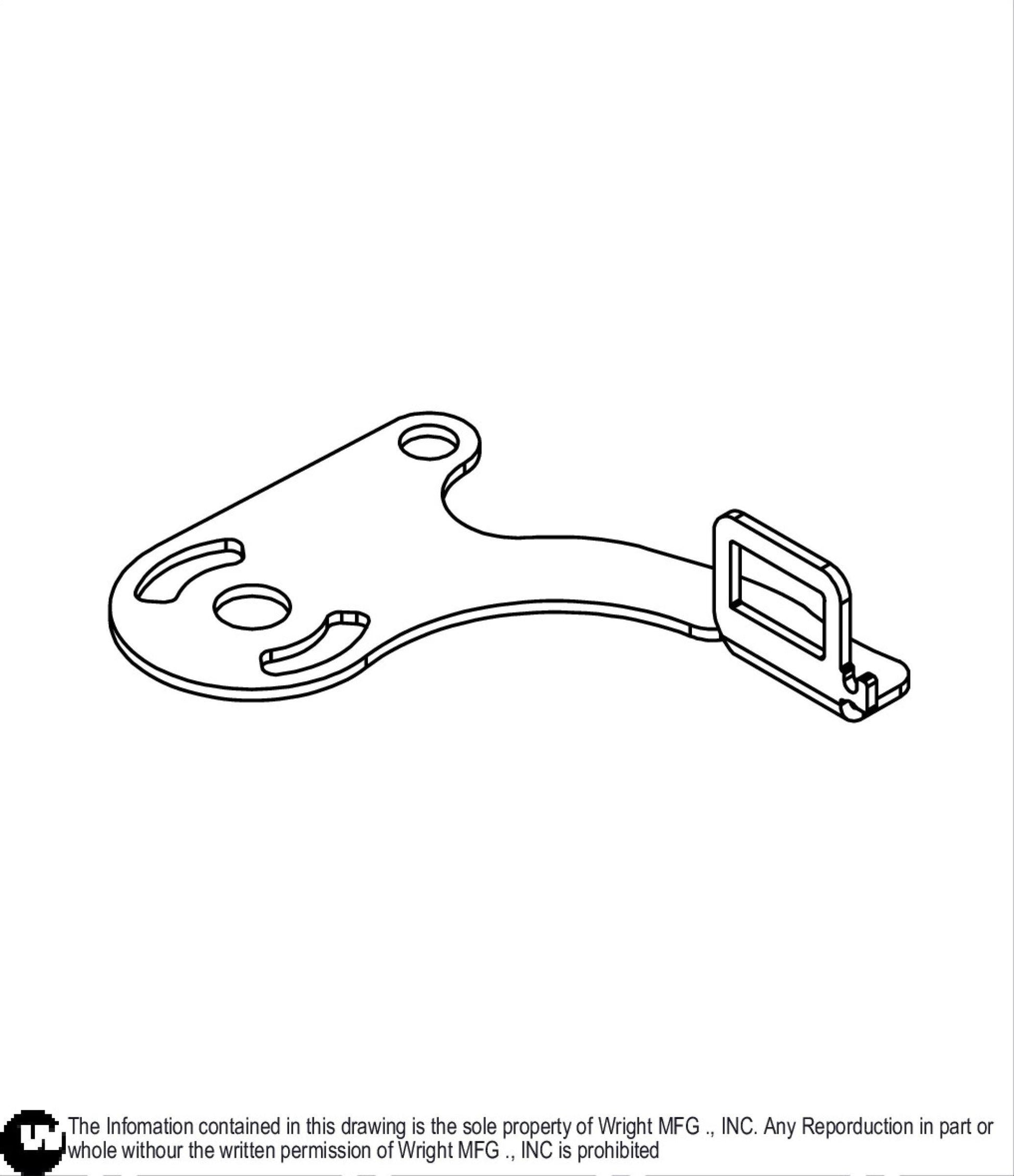 Left WVH2 Neutral Index Plate 93410435.