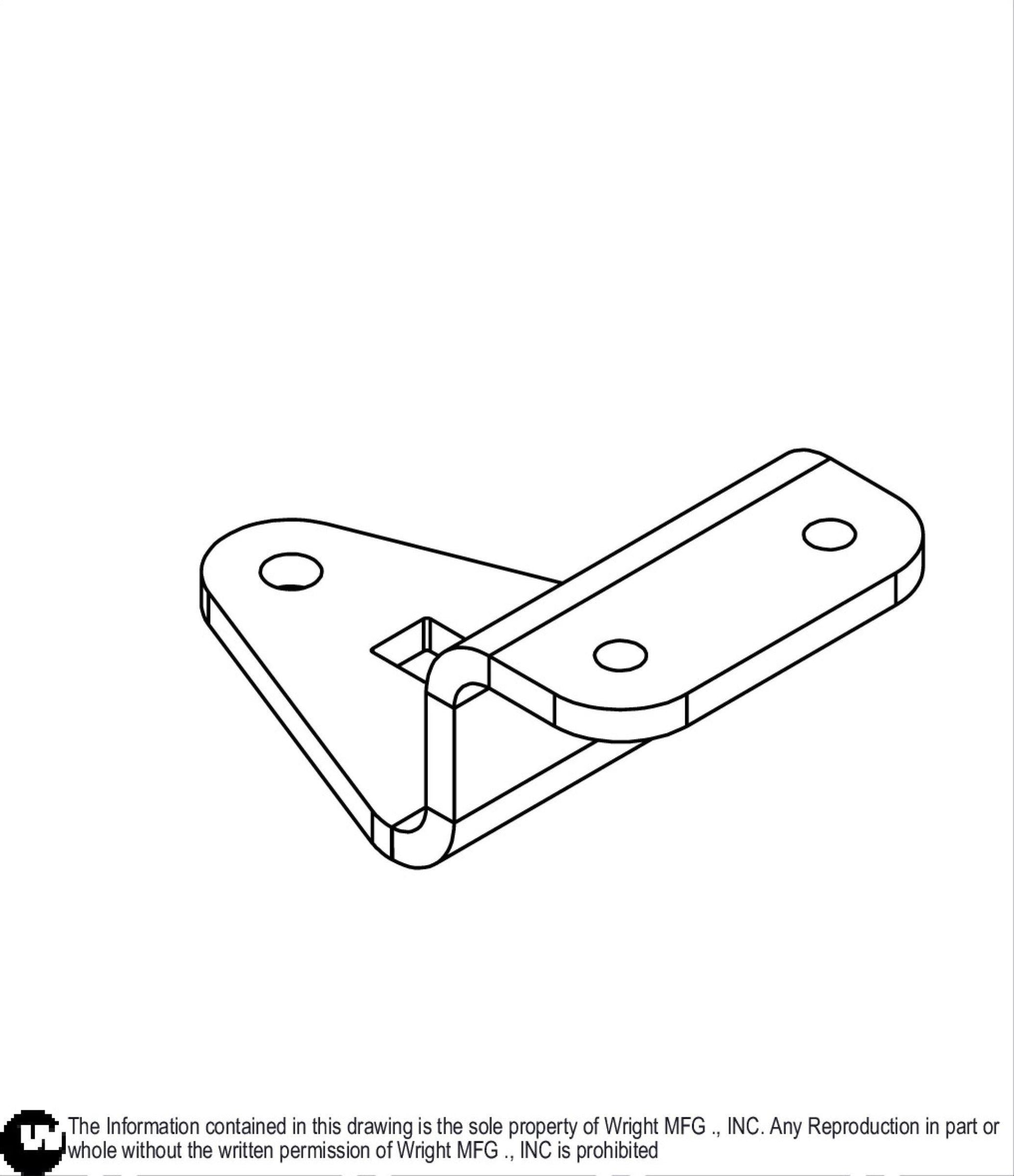 WVG2 Trans Idler Bracket 93410465.