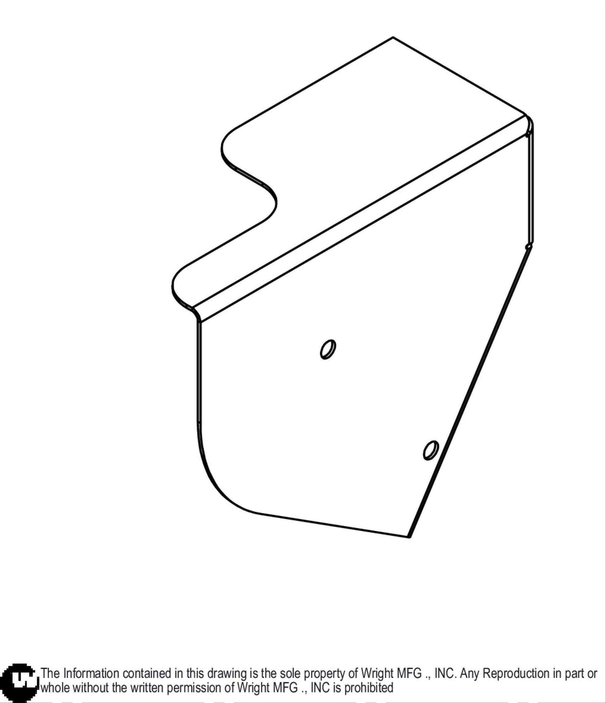 Left WVG2 Pulley Guard 93410467.