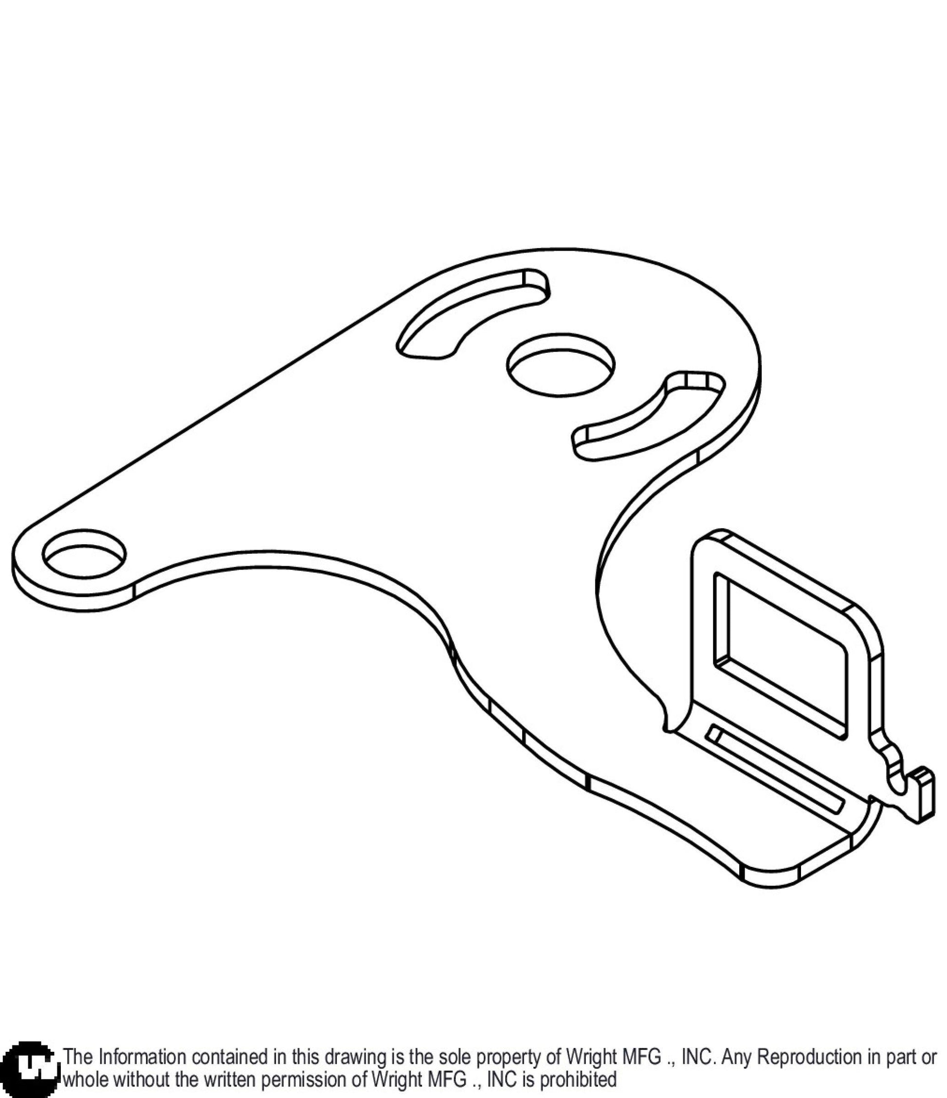 11GA Right WVHC/WVLC Neutral Index Plate 93410497.