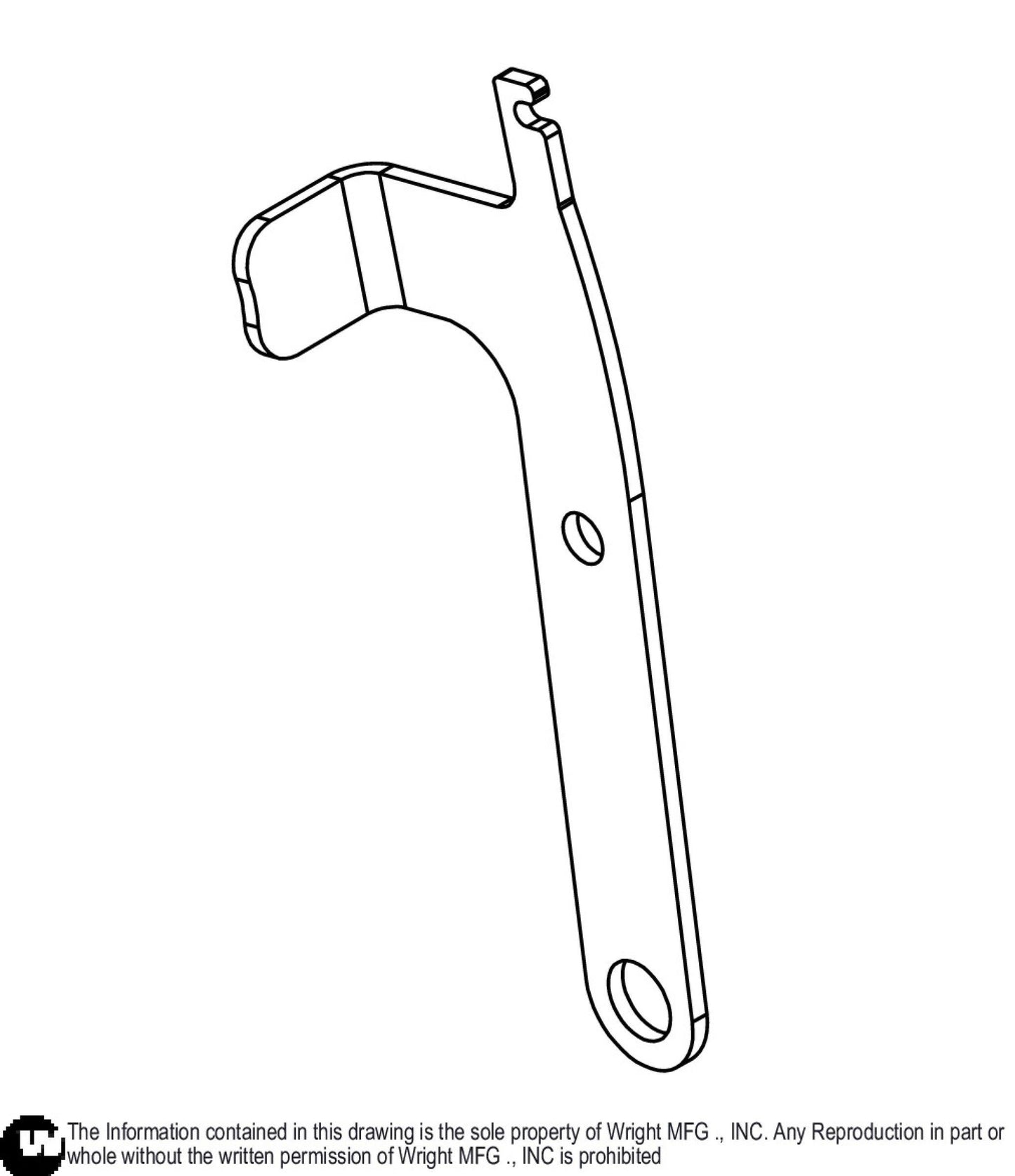 11GA Right WVHC/WVLC Neutral Switch Detent Arm 93410499.