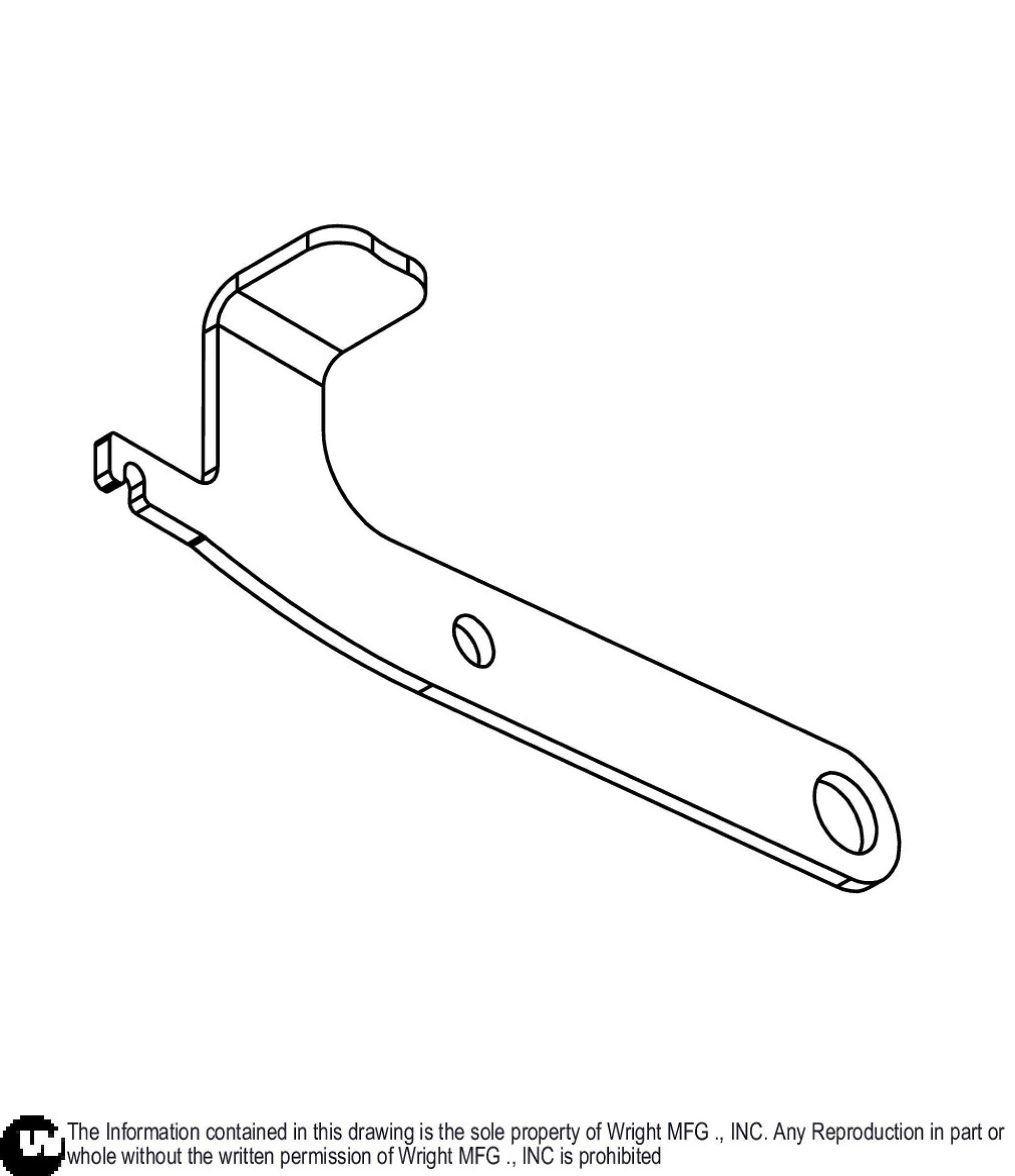 11GA Left WVHC/WVLC Neutral Switch Detent Arm 93410500.