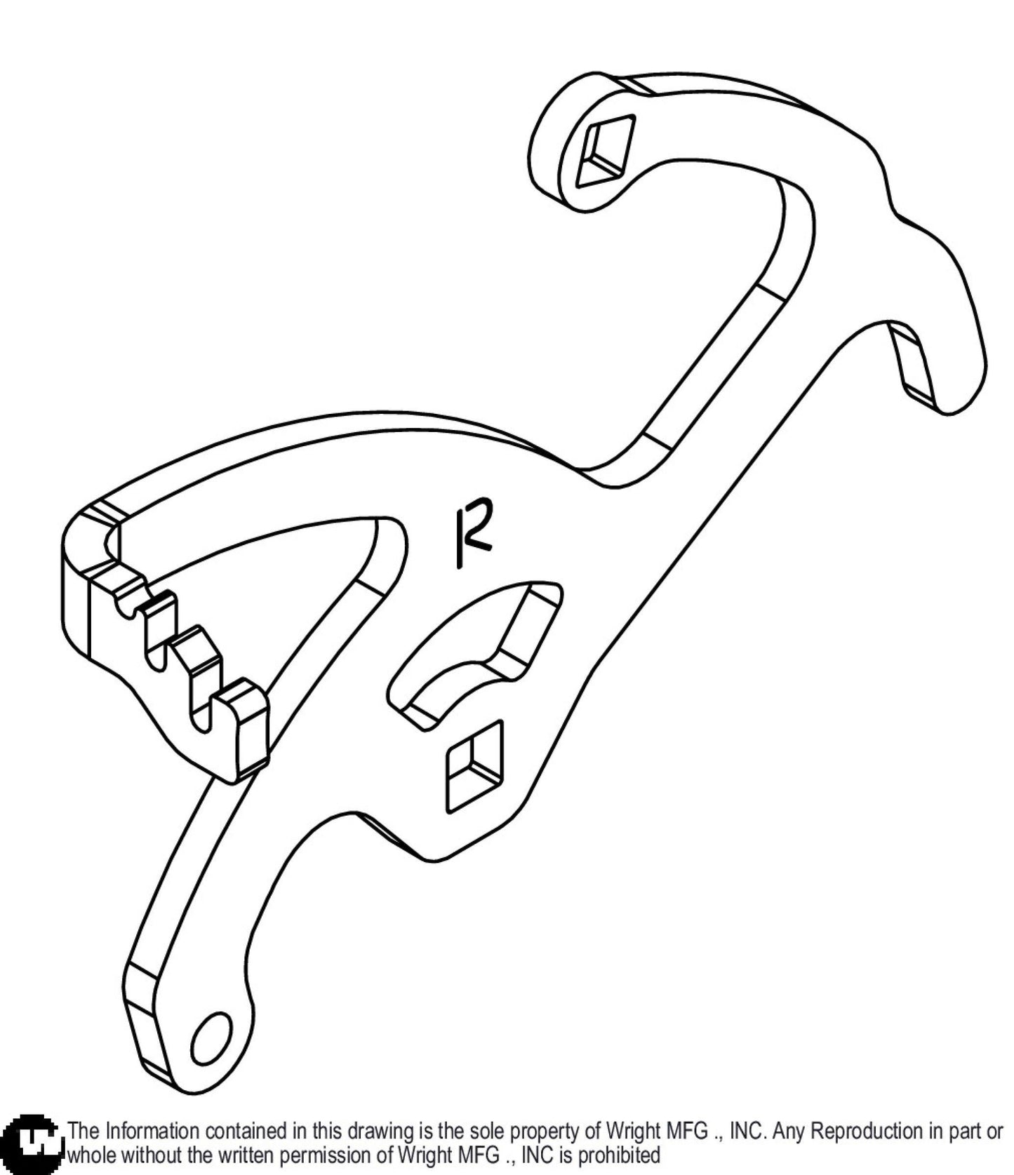 1/4 WVHC/WVLC Right Pump Cam 93410501.