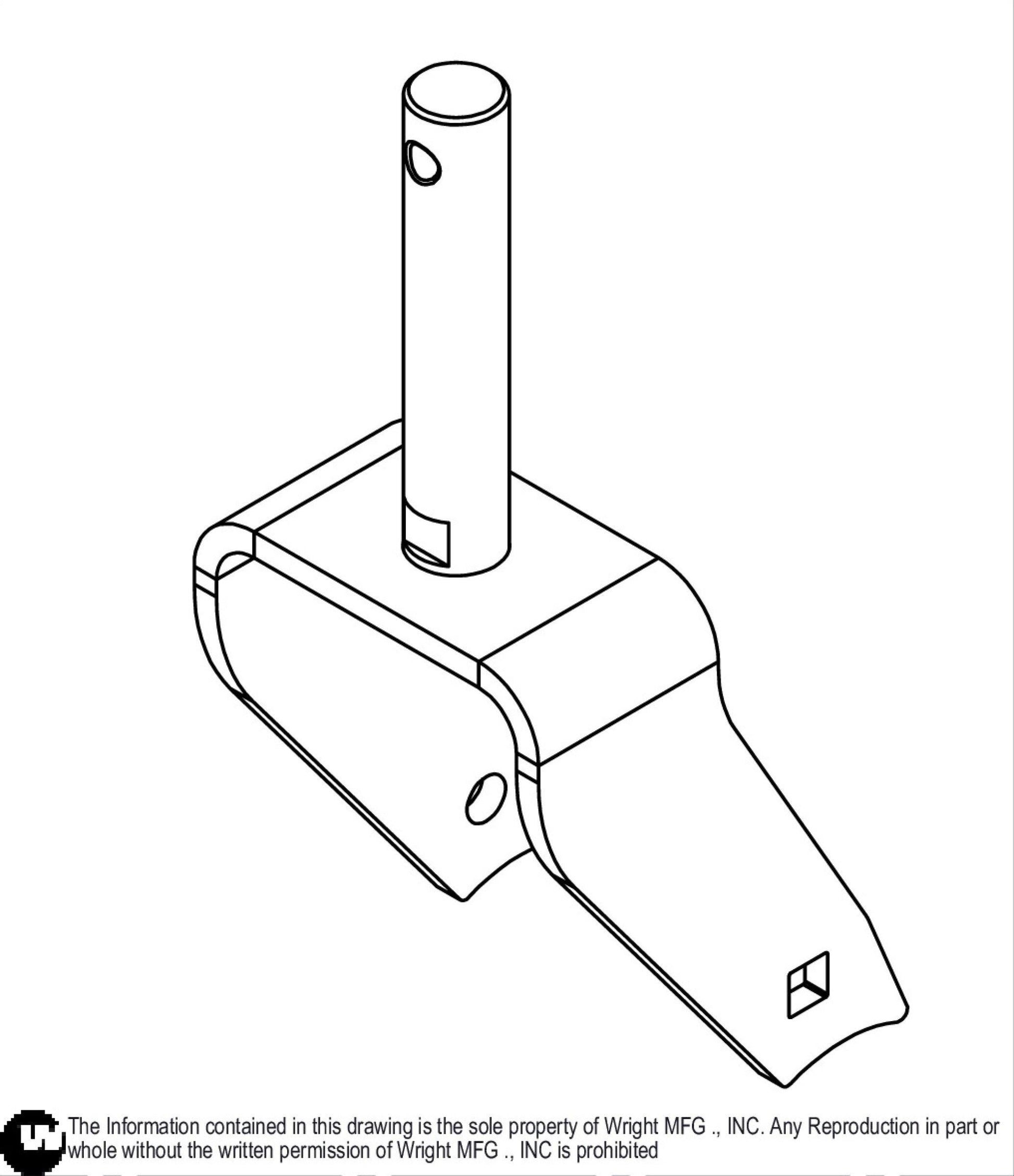 WSSM Caster Yoke 93410509.