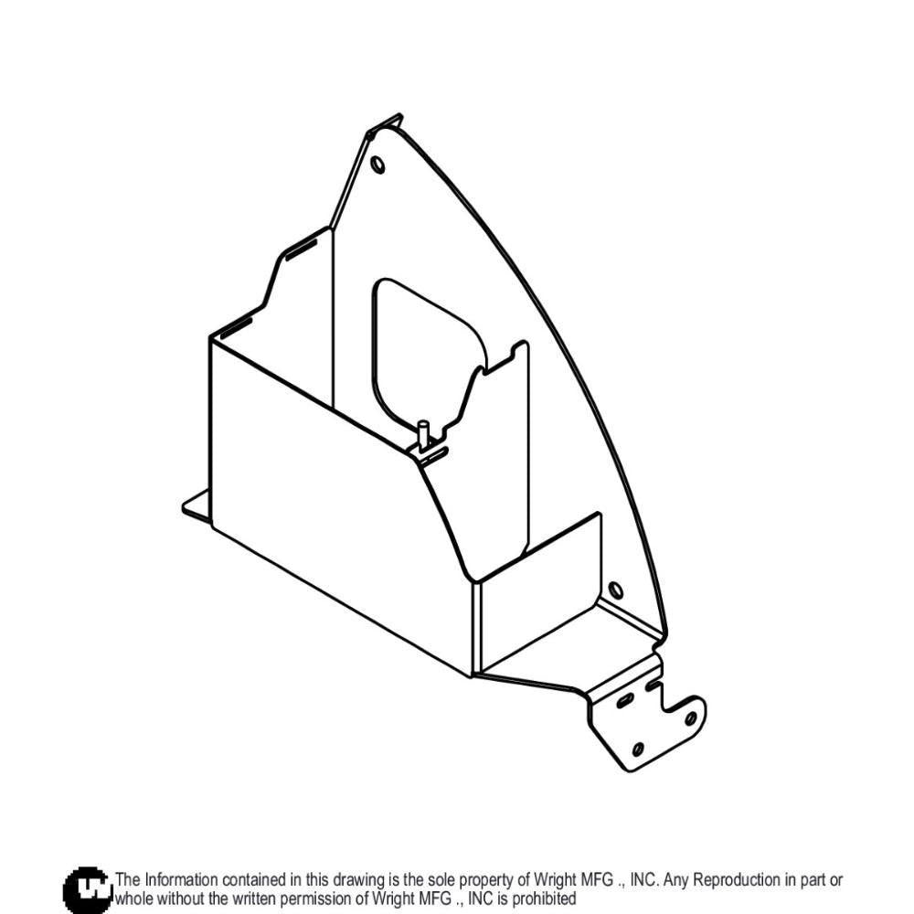 WSTX2 Battery Box Weldment 93410517
