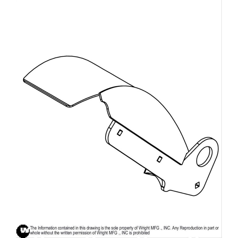 Wright WSTX2 Fender Weldment Right 93410519