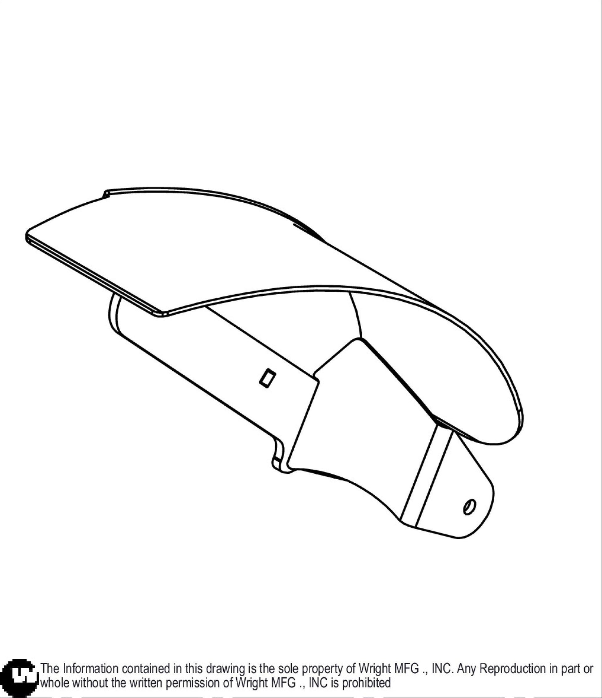 Left WSTX2 Fender Weldment 93410520.