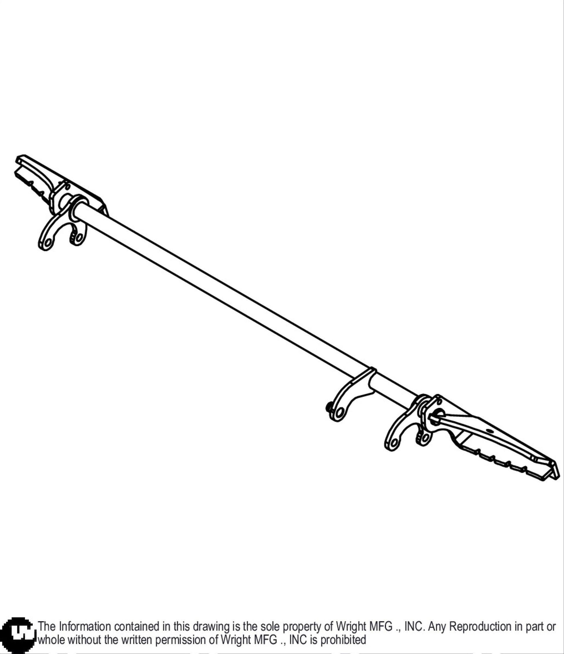 WSTX2 Brake Bar Weldment 93410521.