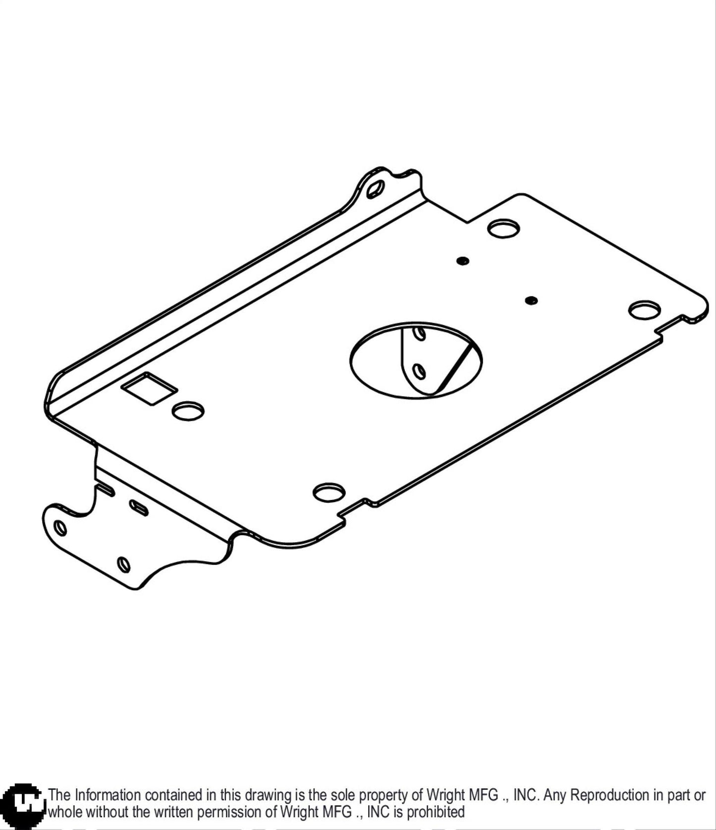 WSTX2 Fuel Tank Stand Weldment 93410530.