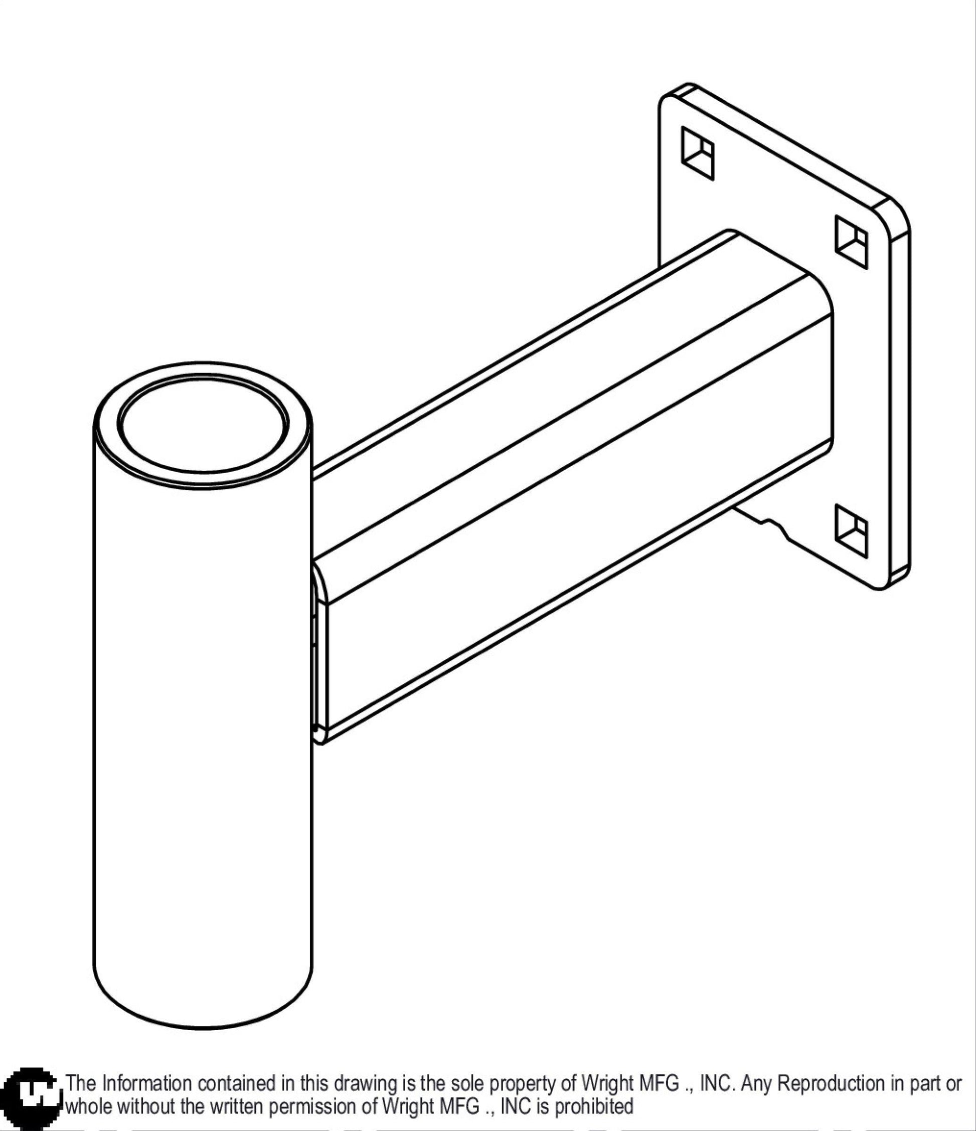 SST Caster Arm Weldment 93410534.