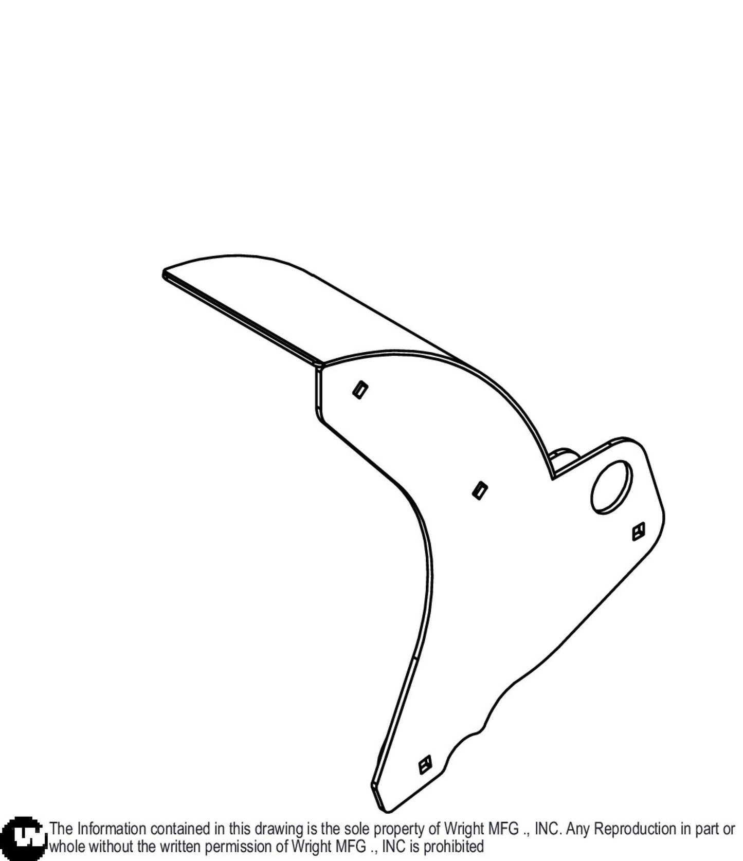 WSB Discharge Fender Weldment 93410539.