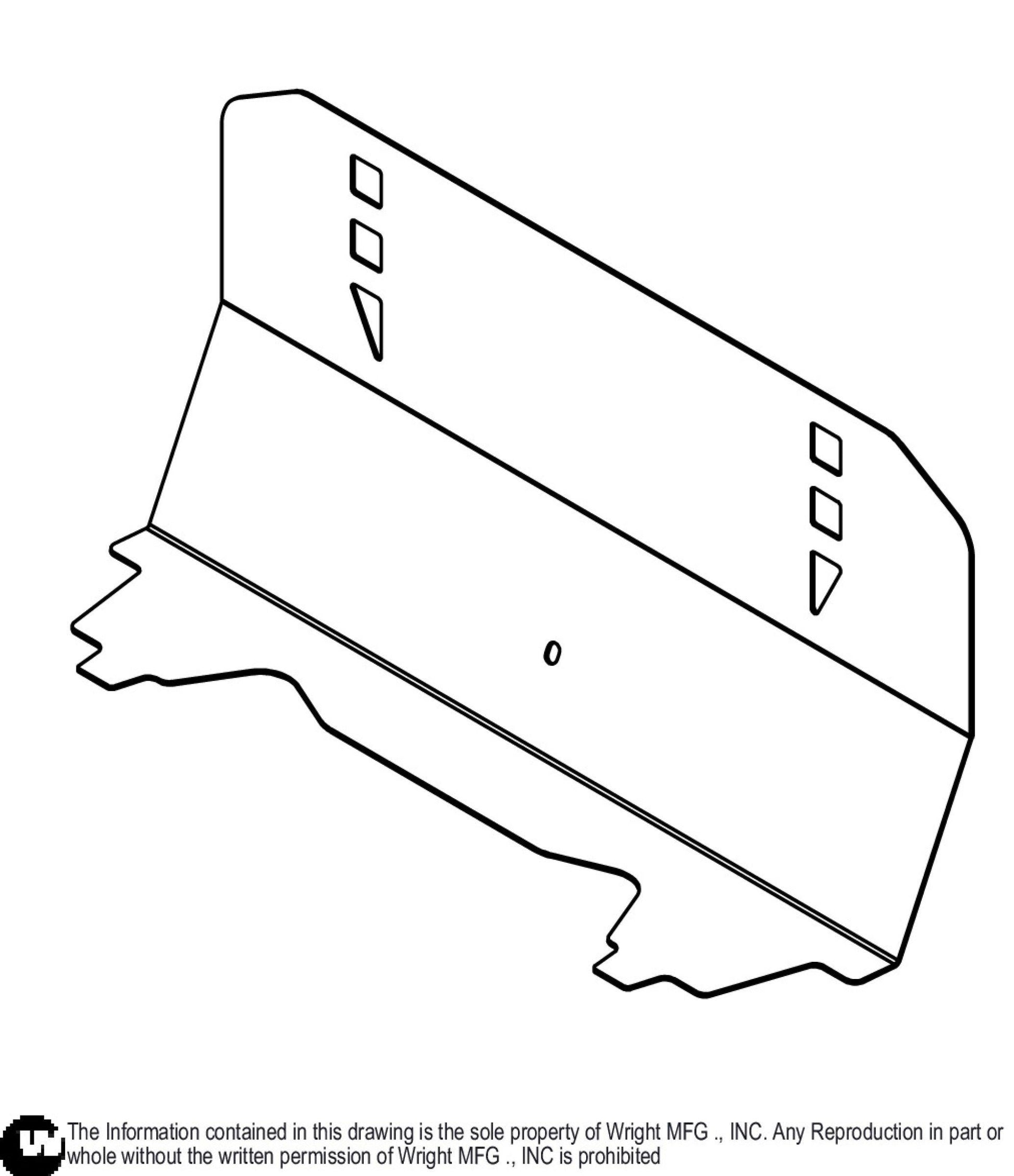 14GA WSB Toe Plate 93410544.
