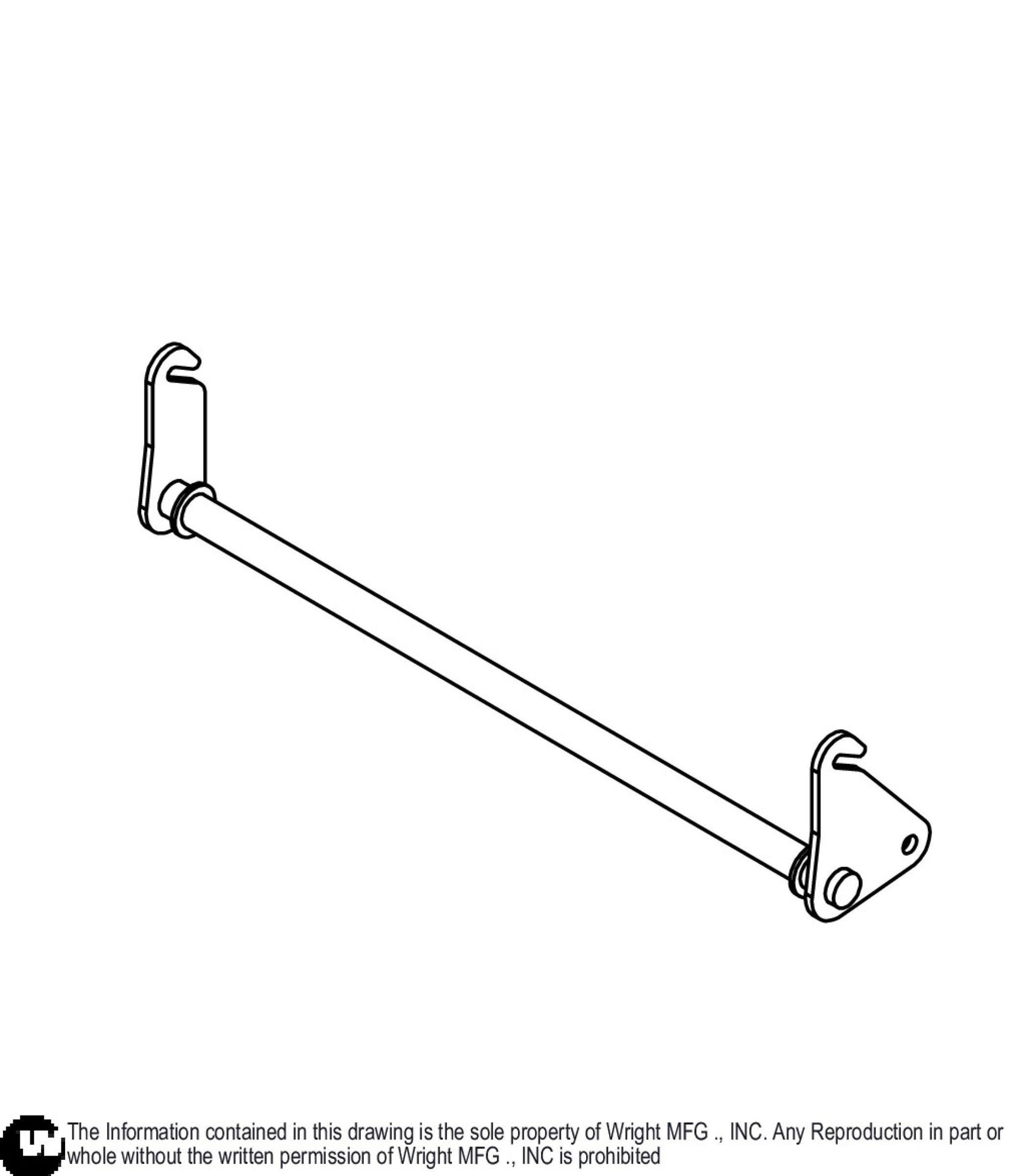 WSB Front Deck Lift Axle 93410545.