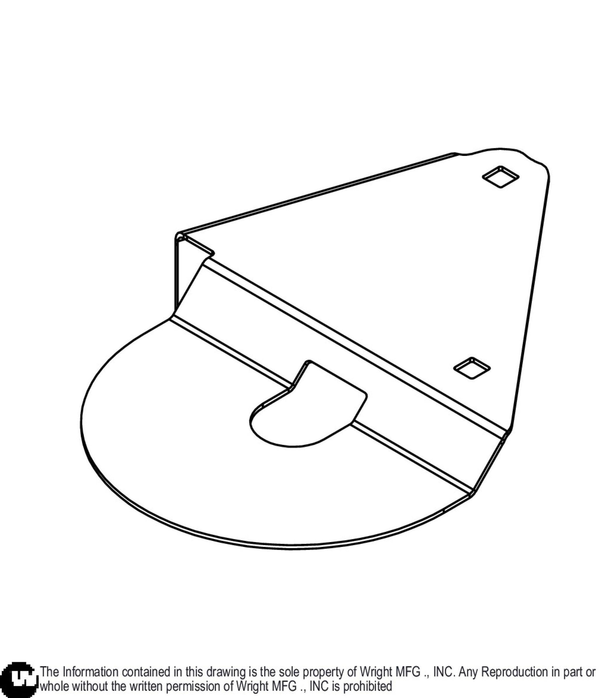 32/36 WSB Hydro V-Idler Guard 93410578.