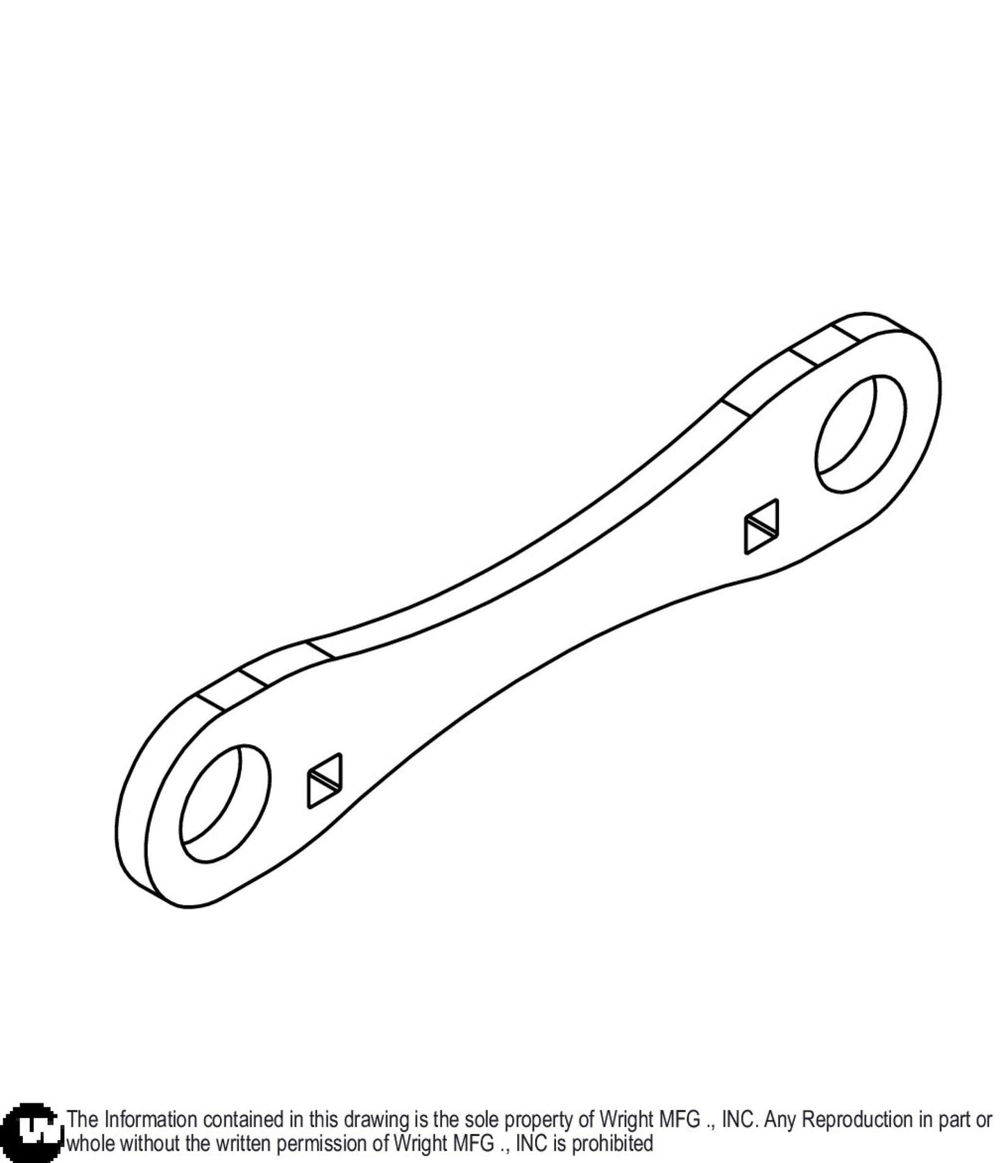 32/36 WSB Trailing Plate Link 93410582.