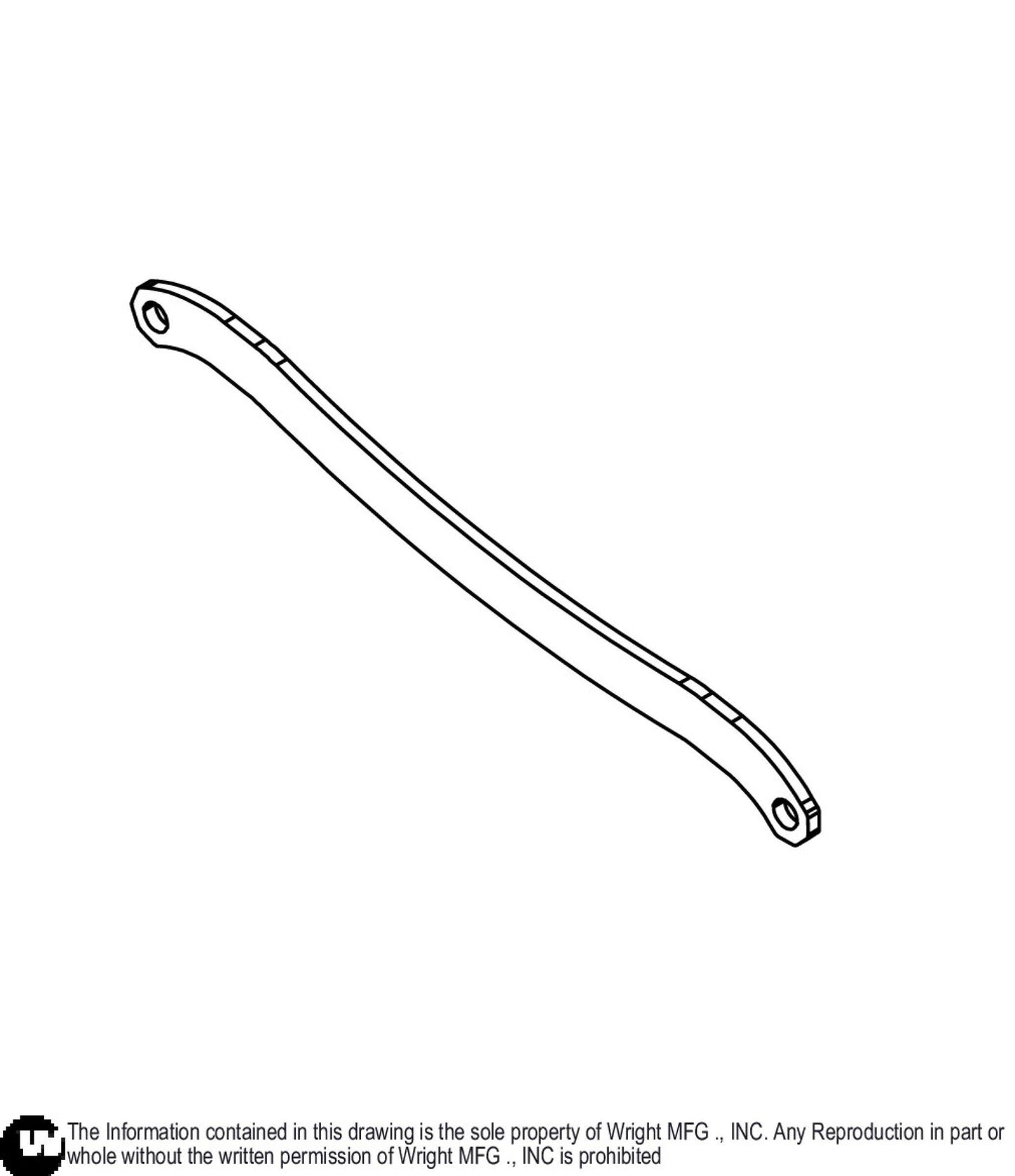 32/36 WSB Rear Push Plate 93410584.