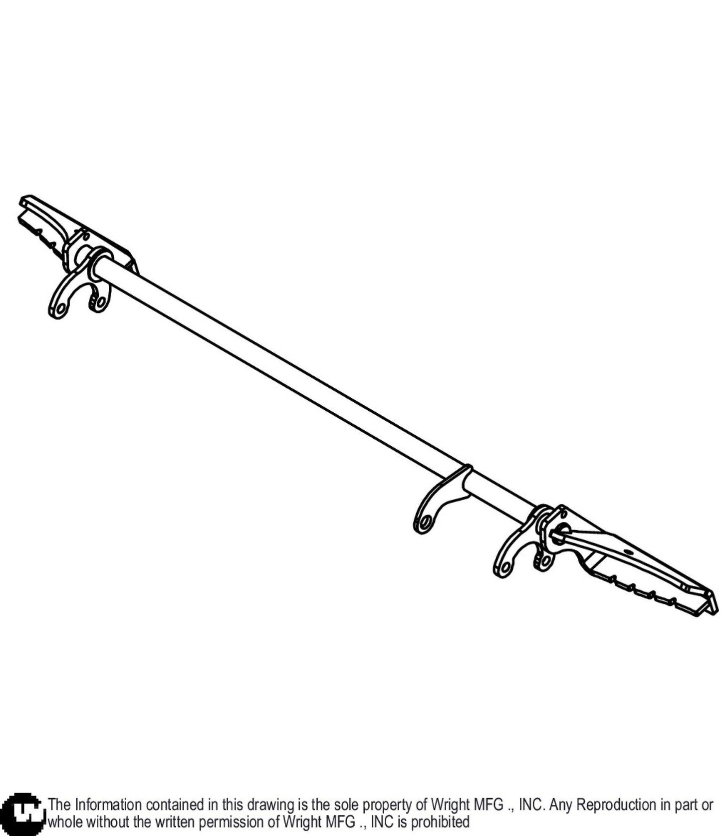 WSTX2 Brake Bar Weldment 93410587.