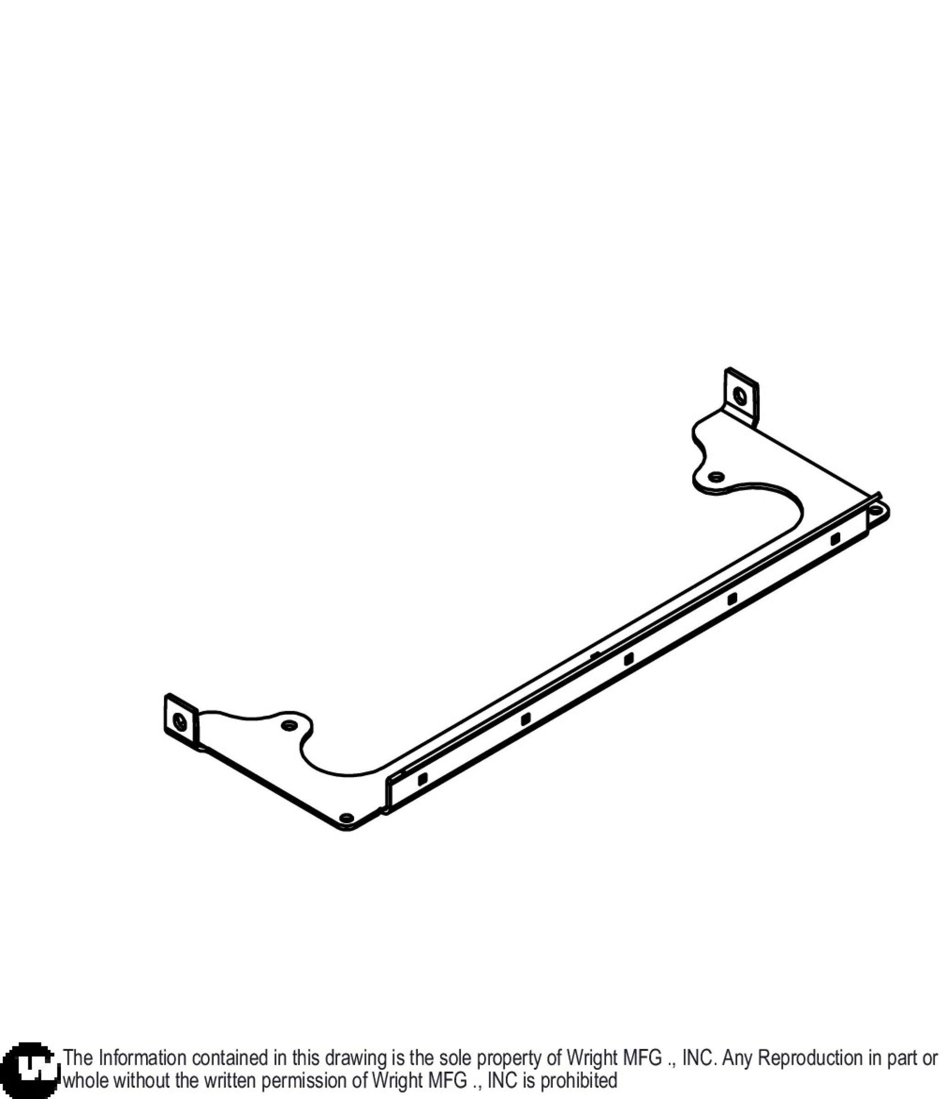 WZXT Rear Foot Plate Support 93410598.