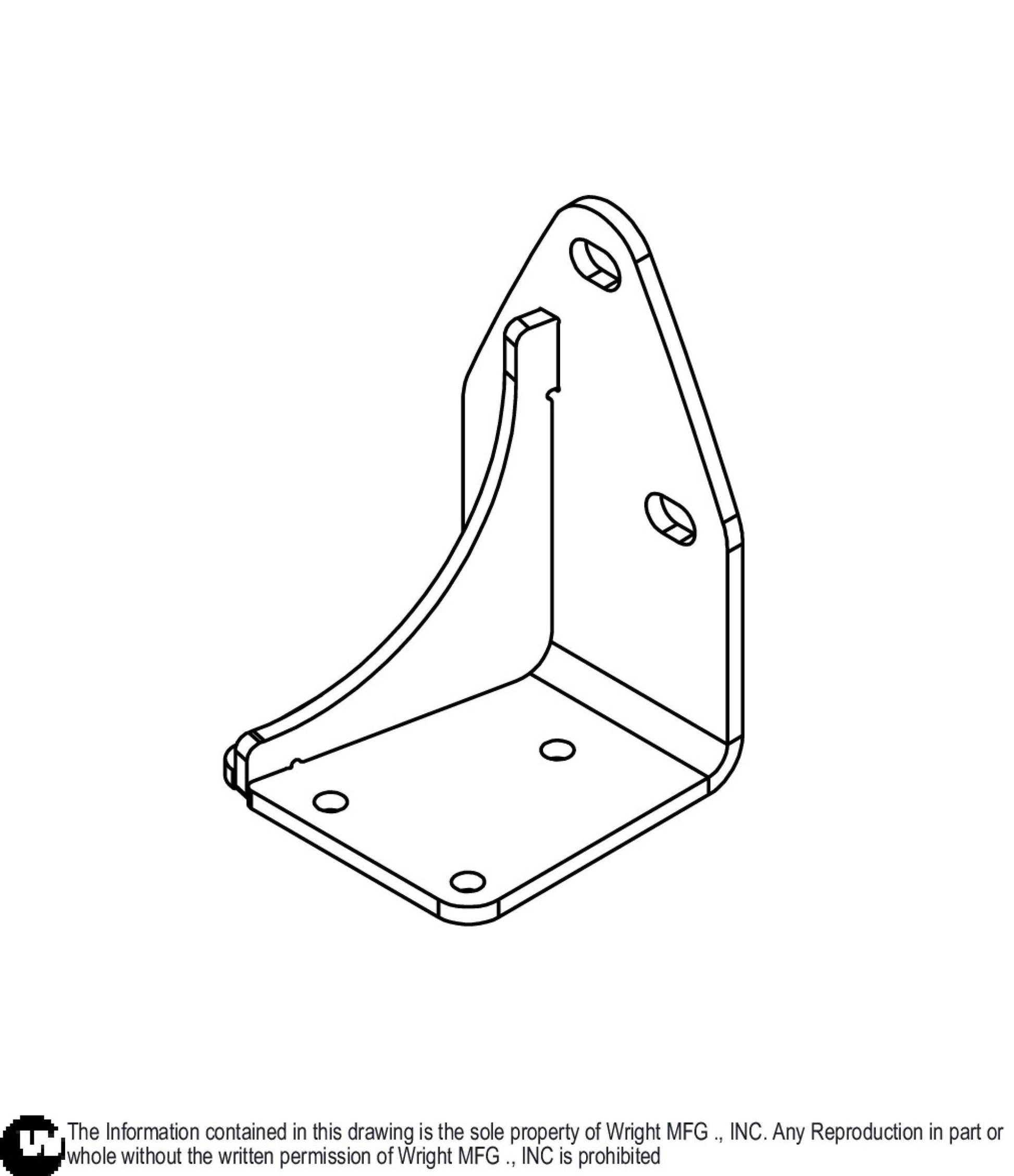 Left WZXT Rear Fuel Tank Support 93410605.