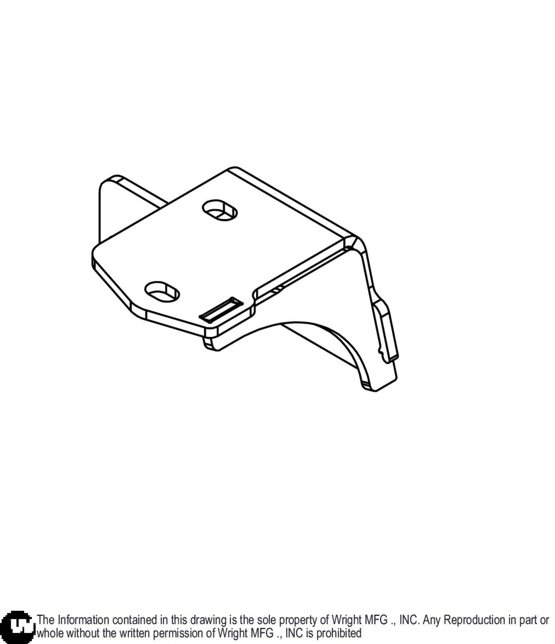 Left WZXT Front Fuel Tank Support 93410612.