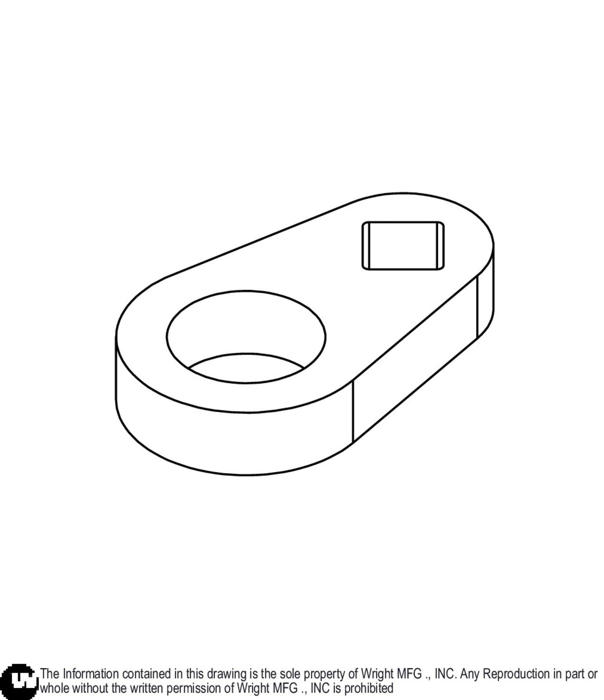 WZ Suspension Through Pin Support Plate 93410622.