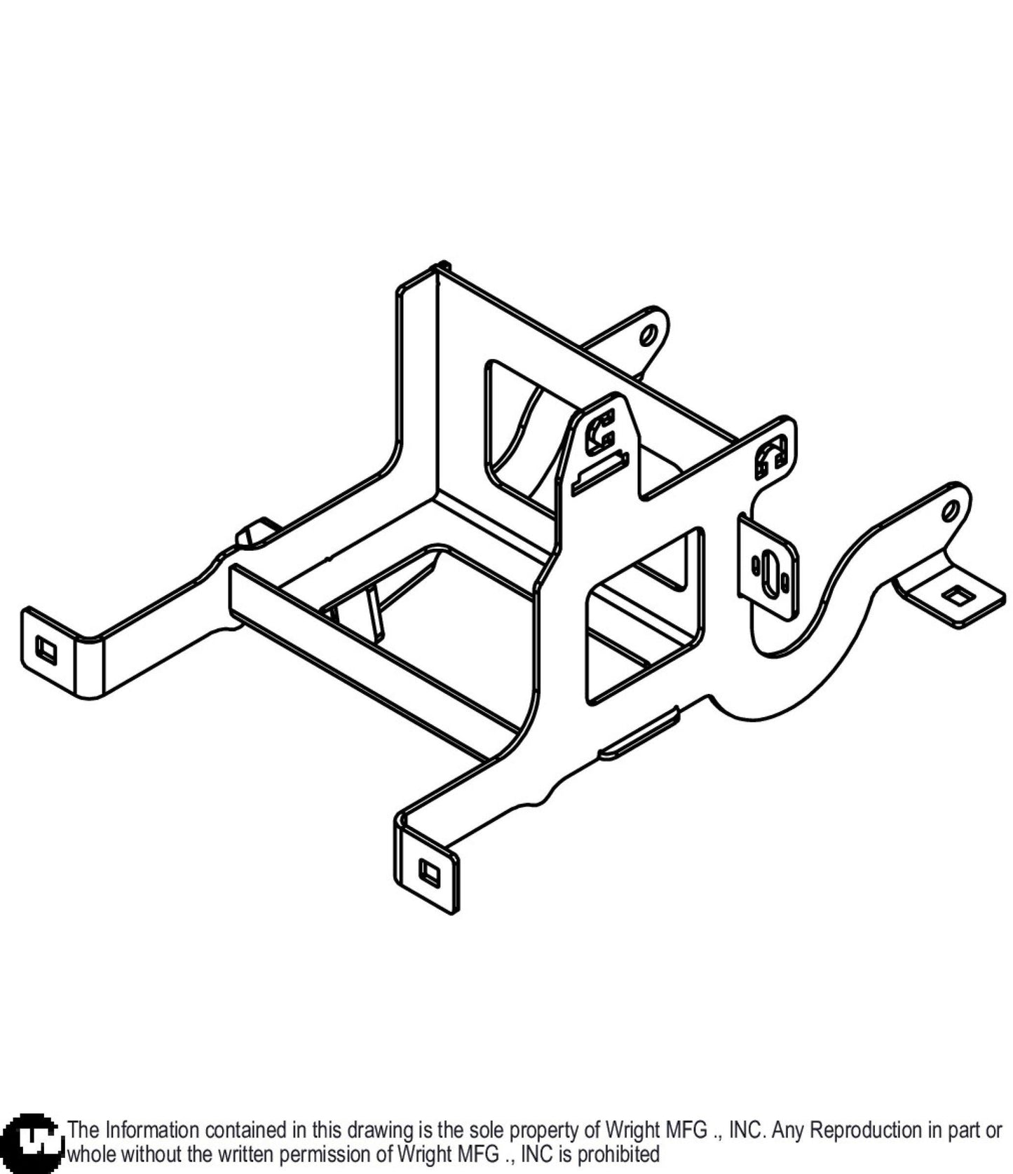 WZXL Battery Box Weldment 93410627.