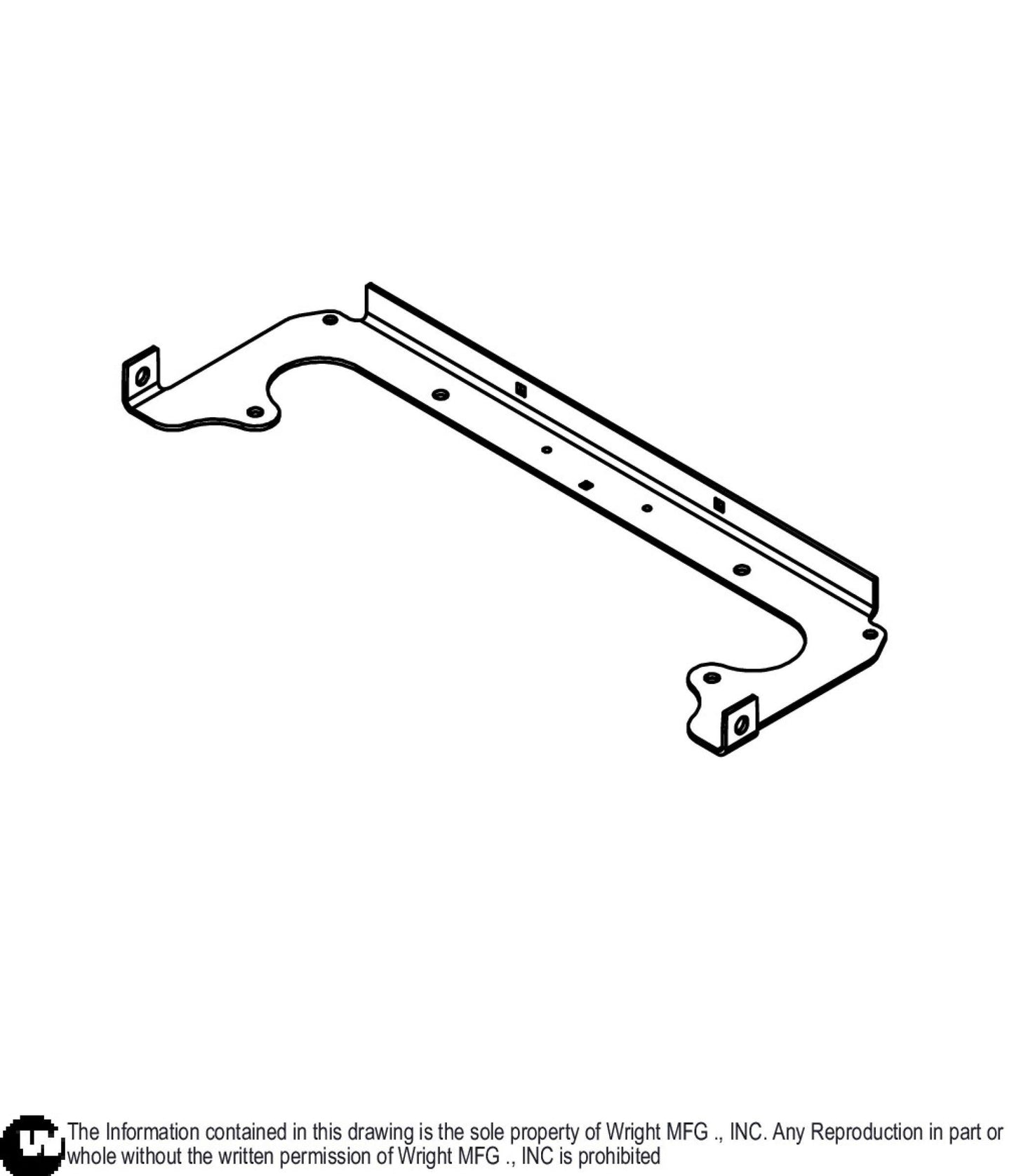 WZXL Rear Foot Plate Support 93410628.