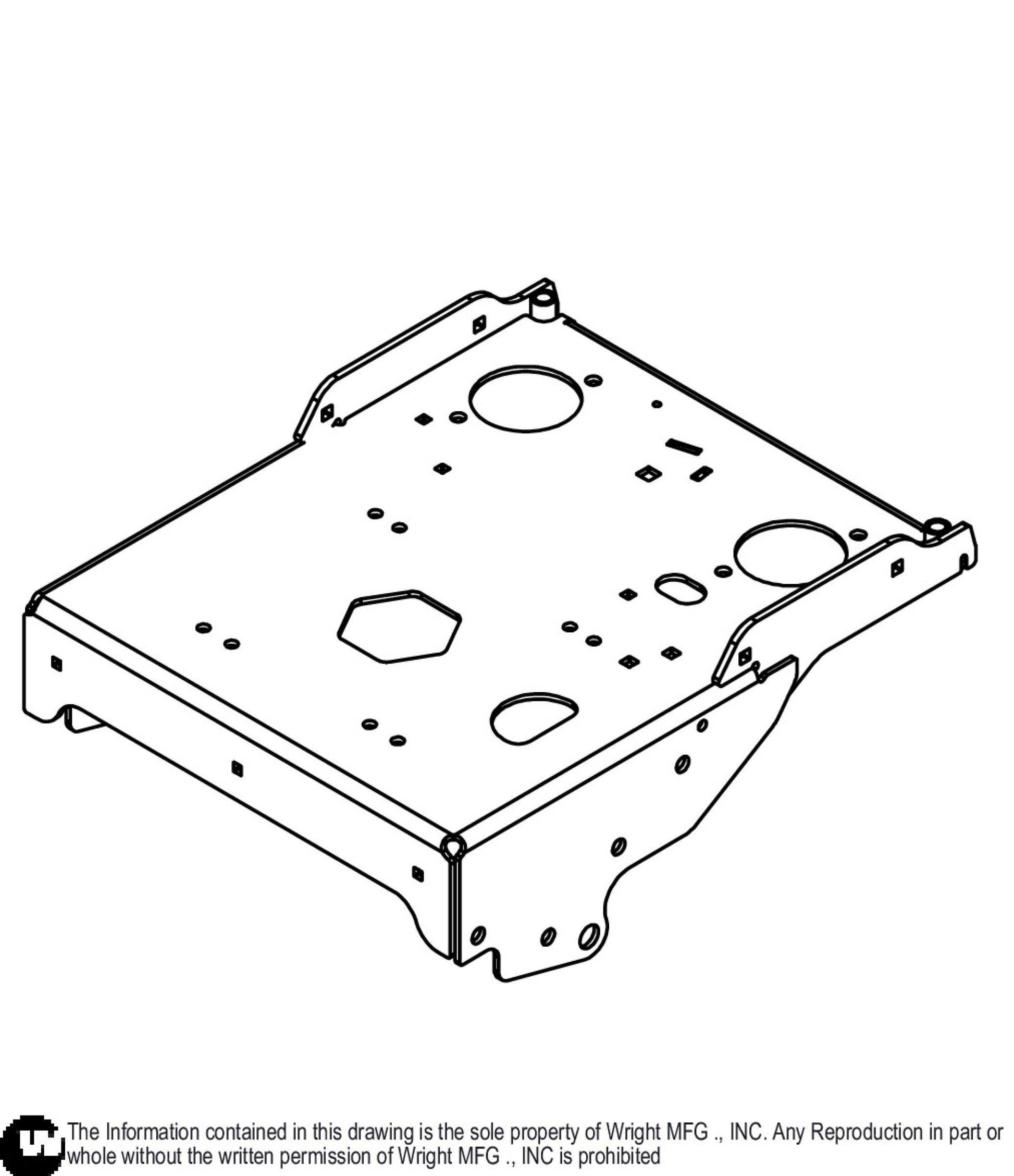 WSZK Robotic Engine Deck Weldment 93410634.