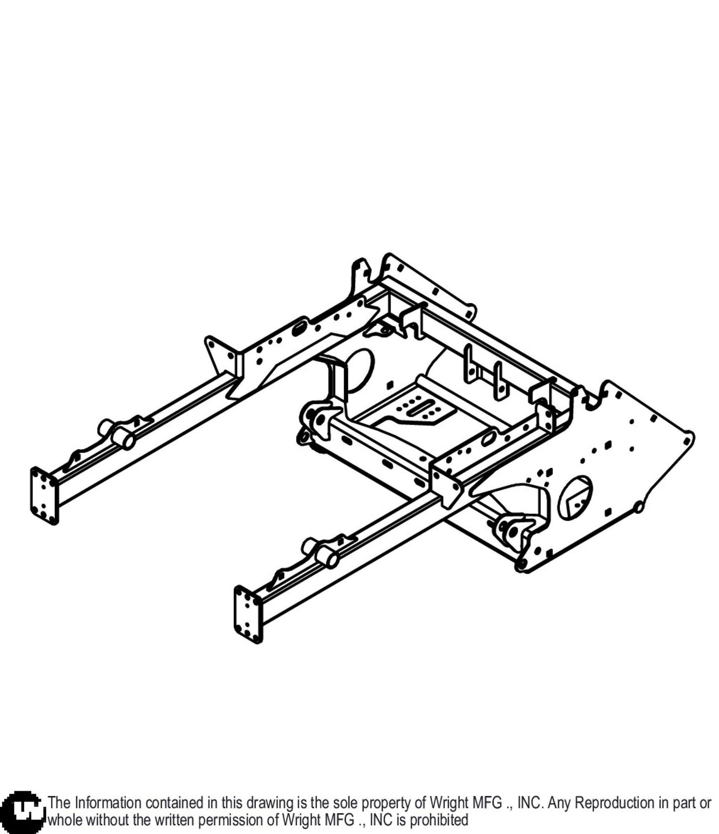 WSTX2/WSPX2 Tractor Body Weldment 93410635.