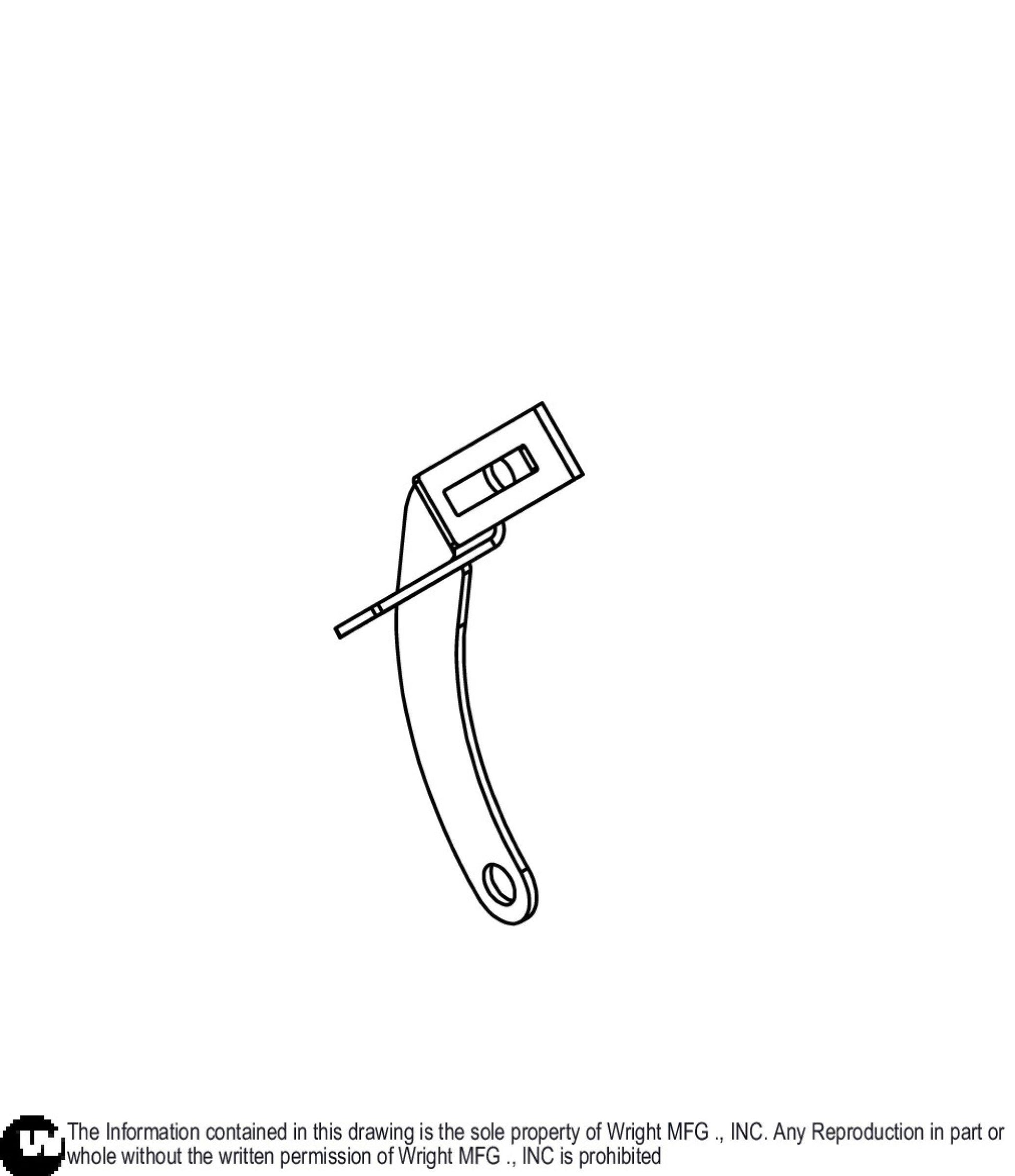 Right WSZK Robotic Encoder Mount Bracket 93410646.
