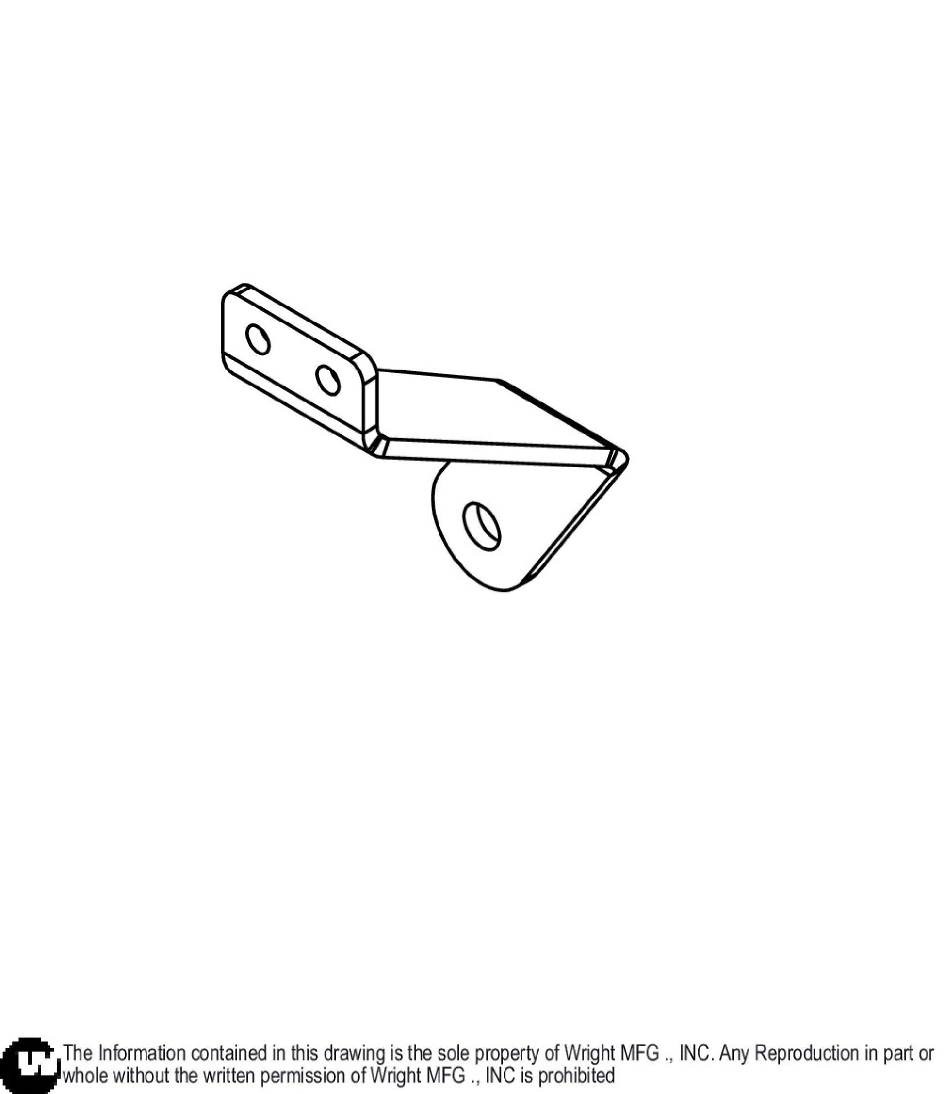 Right Roller Support Bracket 93410652.