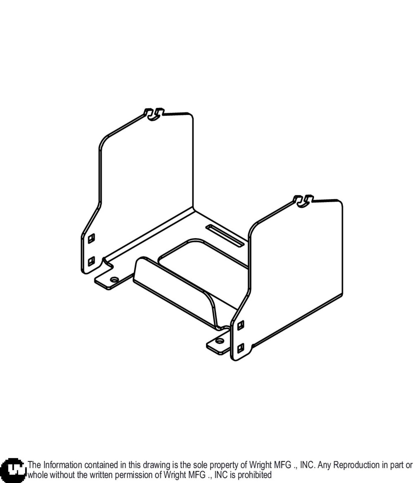 WVHC/WVLC Captive Bolt Battery Tray 93410666.