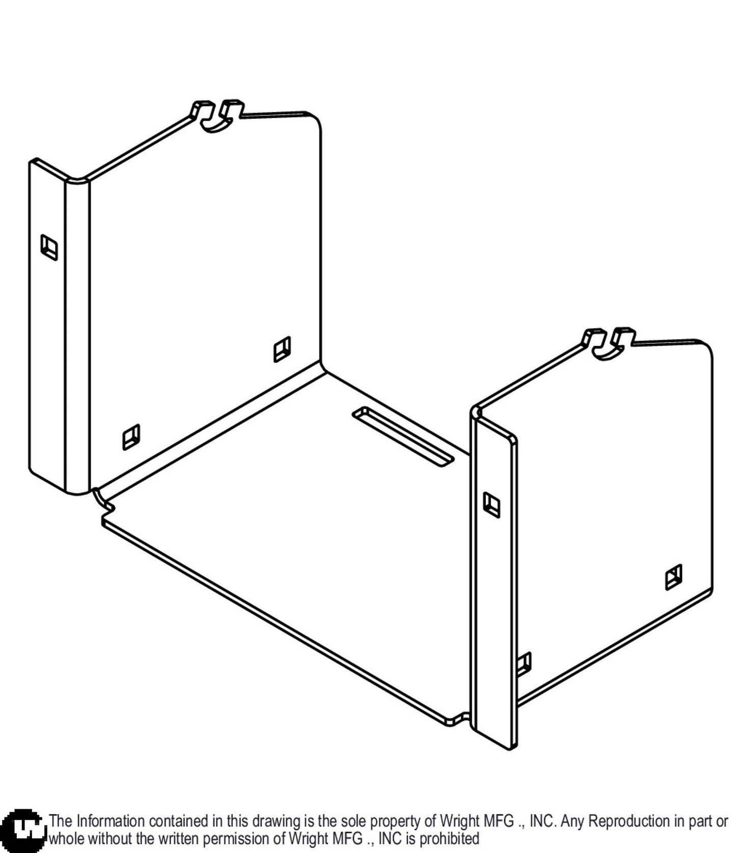 32/36 WSB Captive Bolt Battery Tray 93410667.