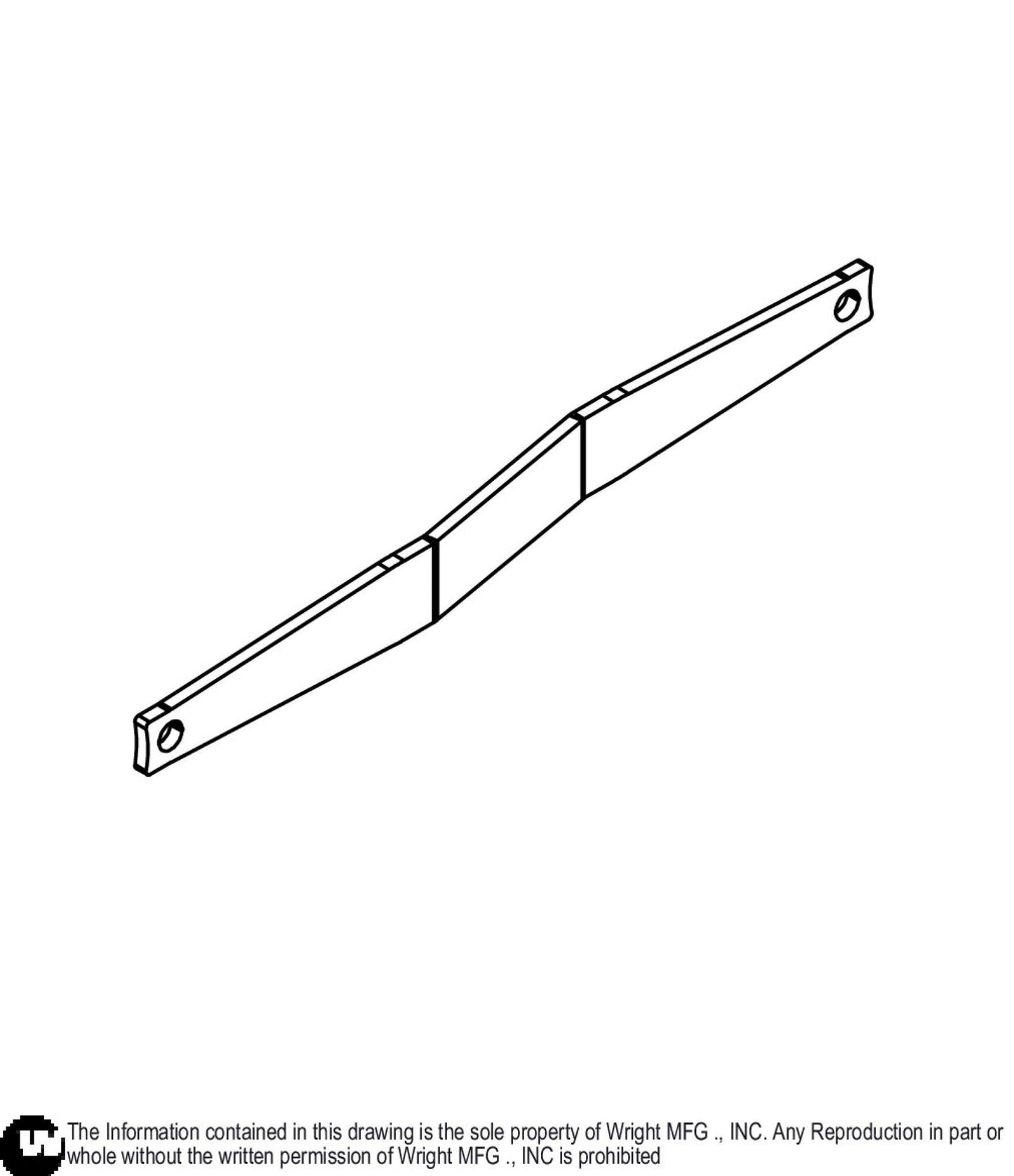 WSLG Rear Deck Lift Linkage 93410672.