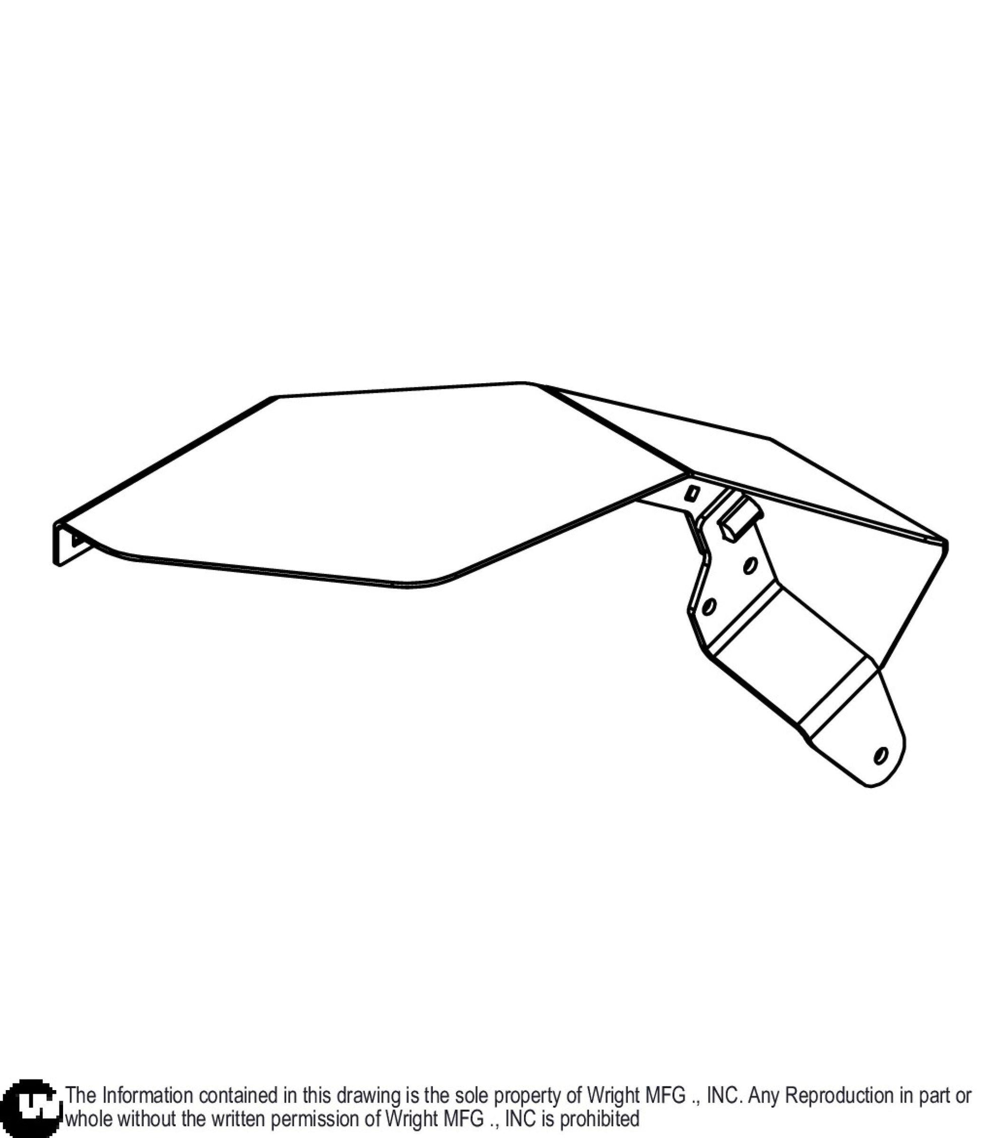 Left WSLG Fender Weldment 93410681.