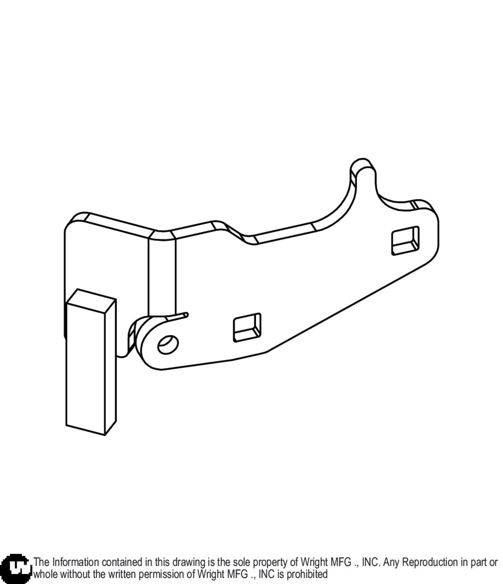 WSLG Clutch Stop Weldment 93410687.