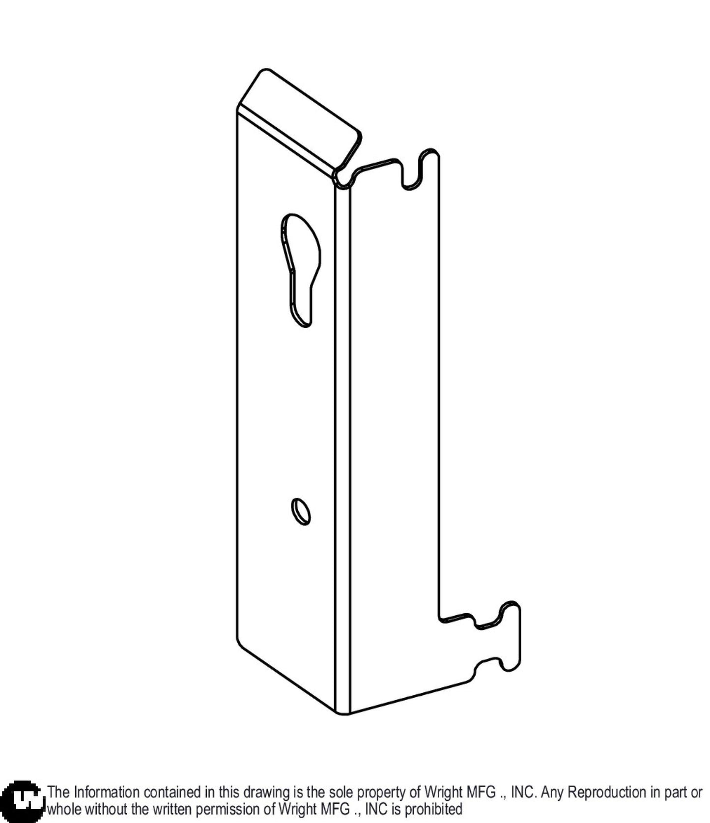 37/40HP VG EFI Engine Corner Bracket 93410696.