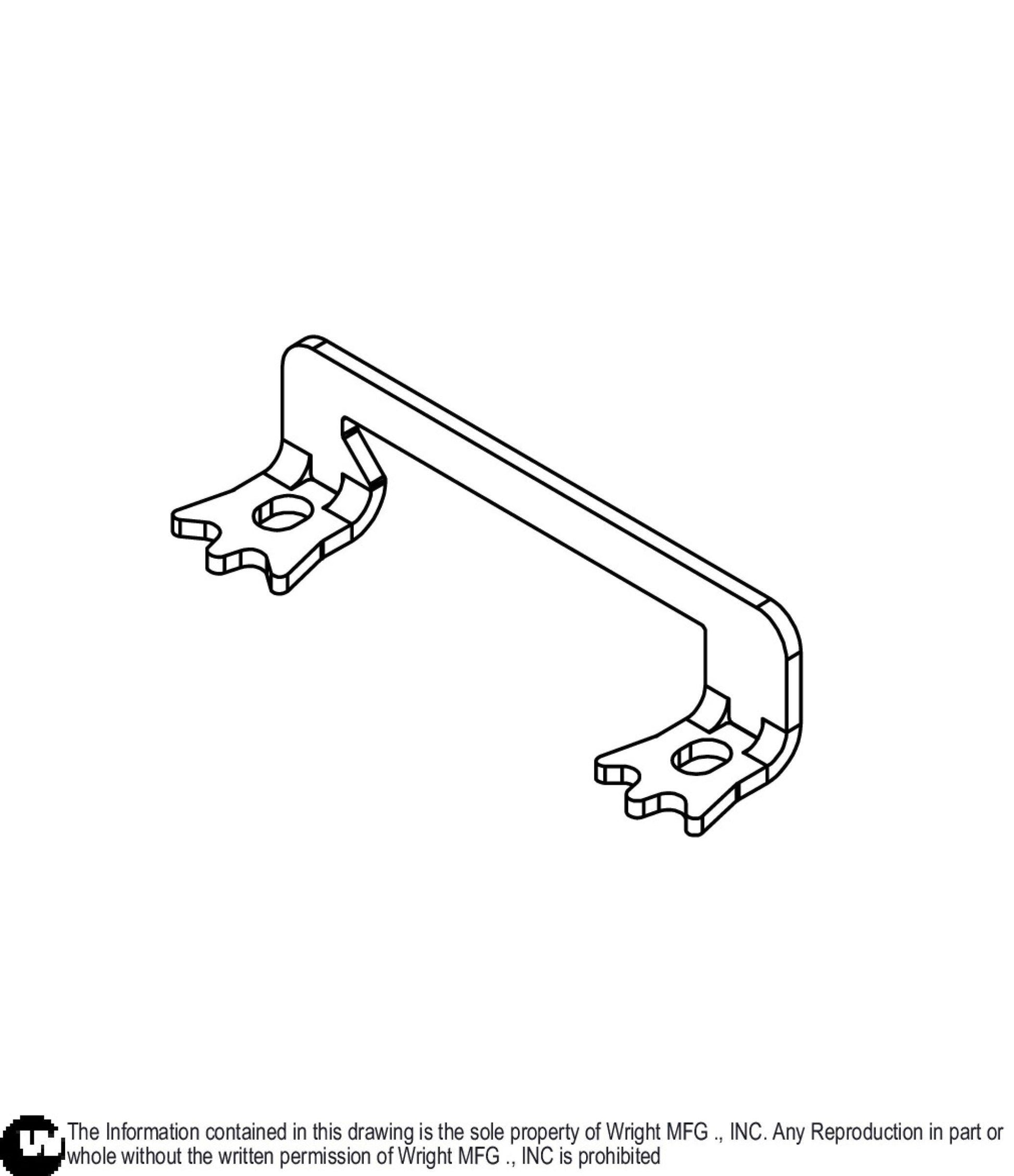 Kaw FX820 Air Cleaner Brace 93410697.