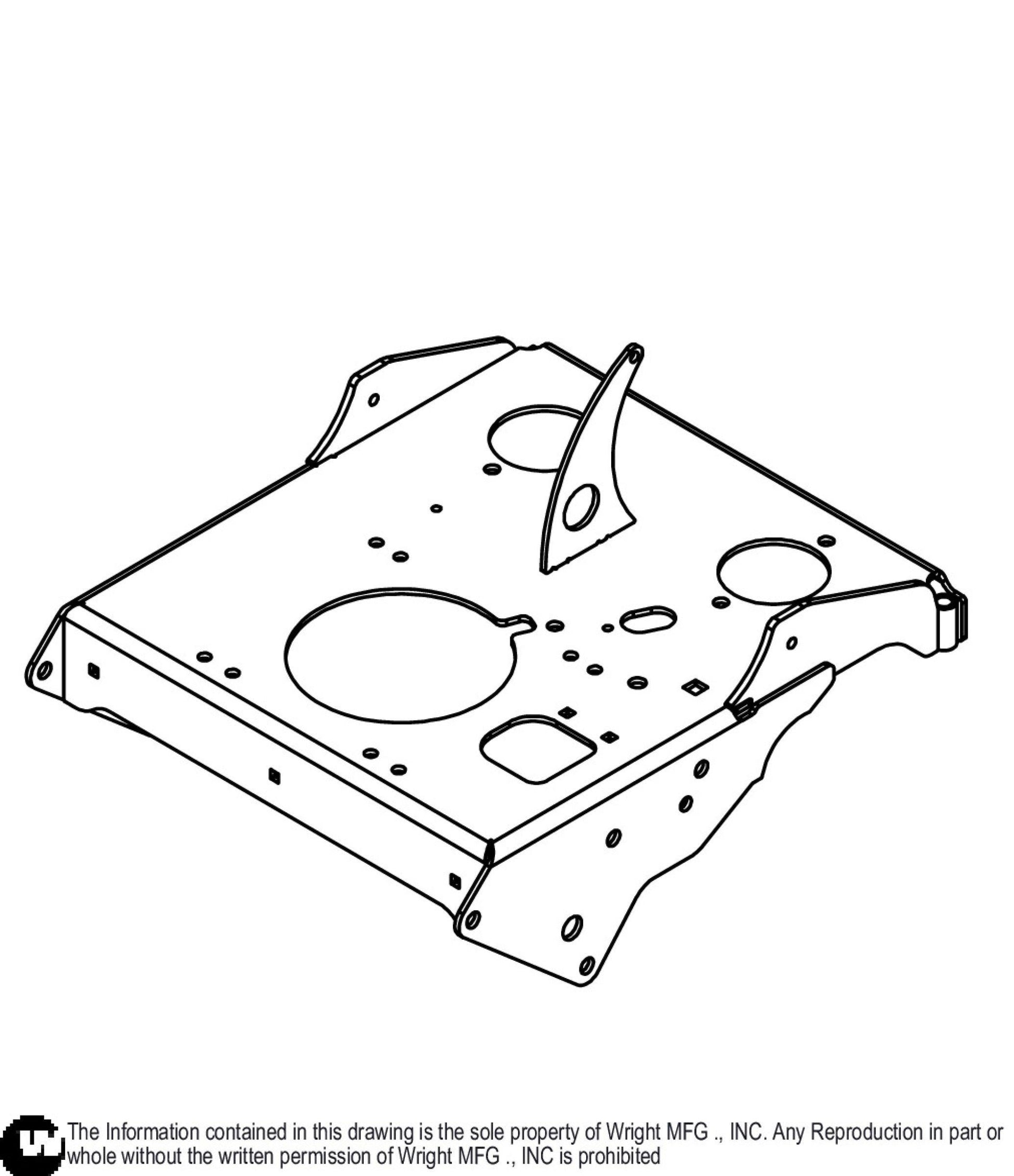 WSZK3 Engine Deck Weldment 93410699.
