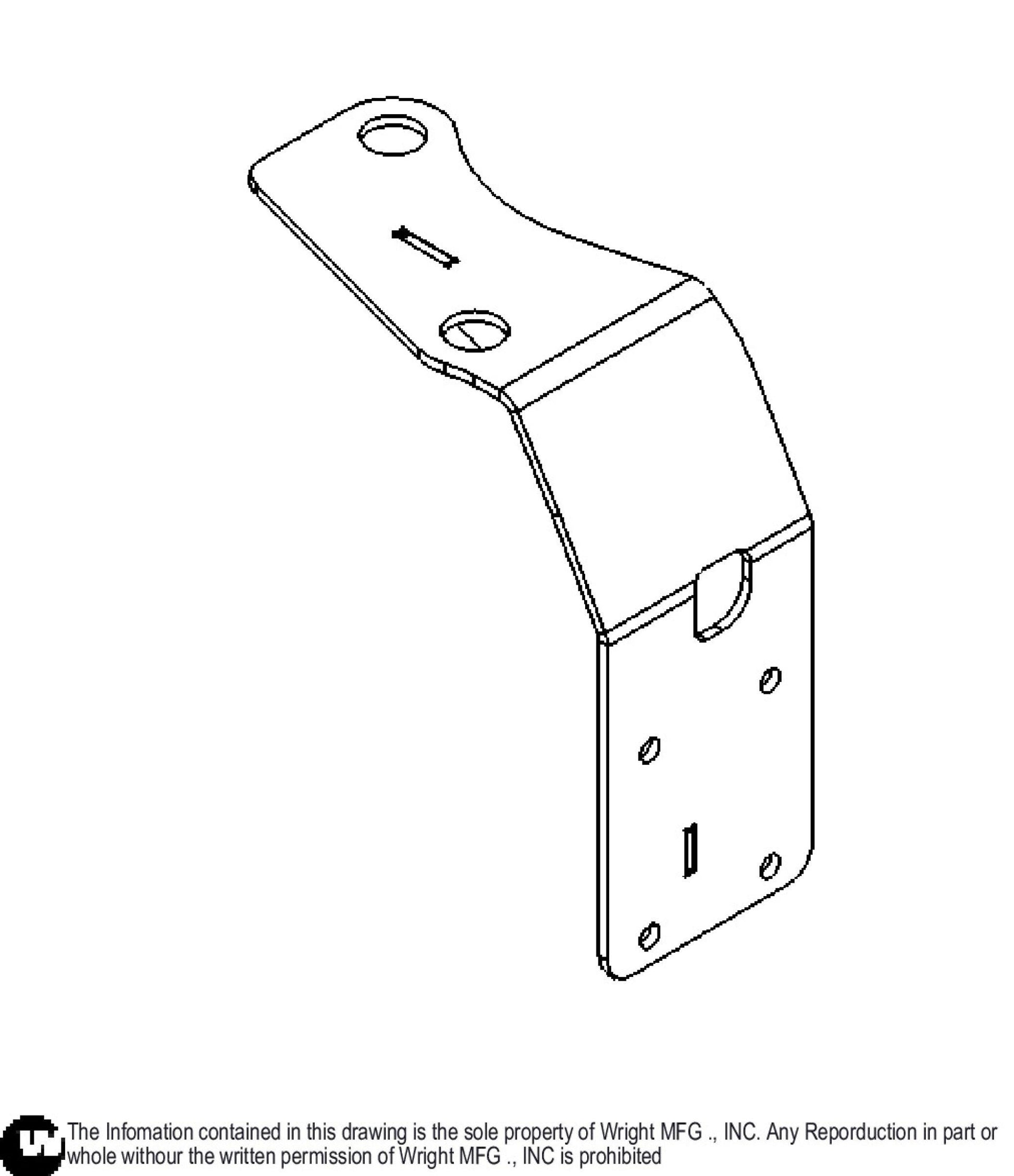 Right WSZK3 Front Fuel Tank Support 93410704.