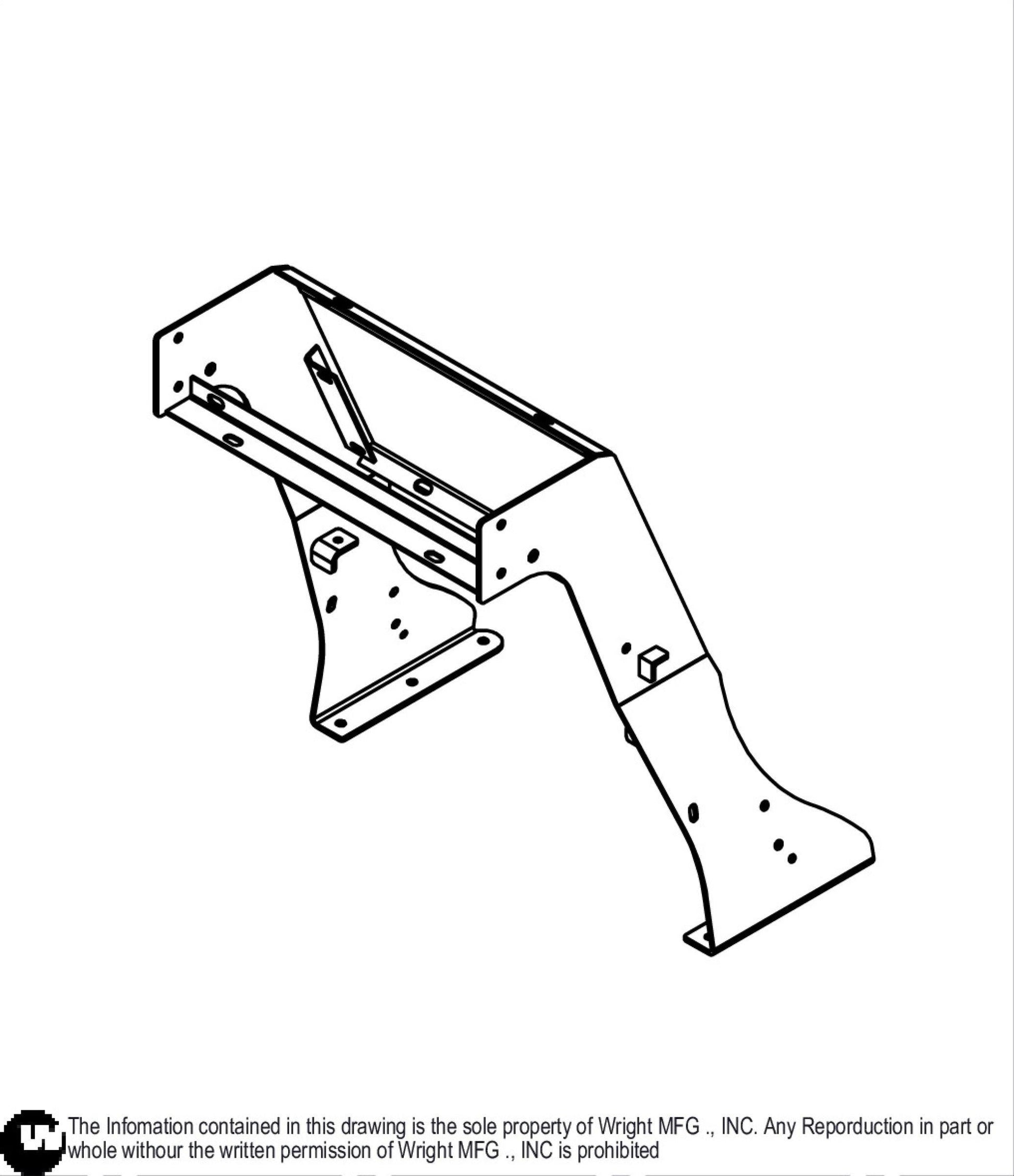 48/52/61 WS O/S Upright Frame (23) 93420003.